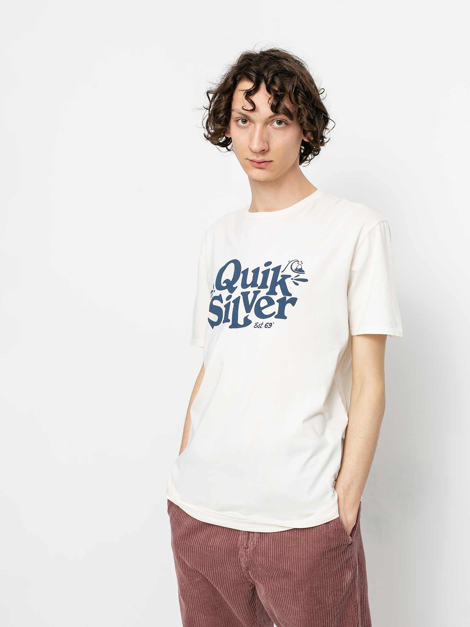 T-shirt Quiksilver Tall Heights (snow white)