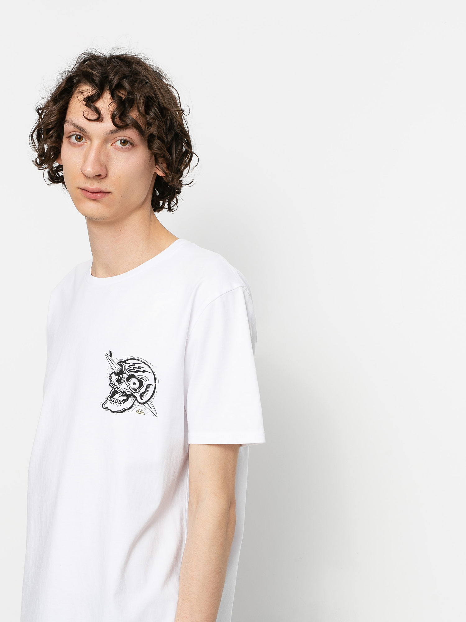 T-shirt Quiksilver Summer Skull (white)