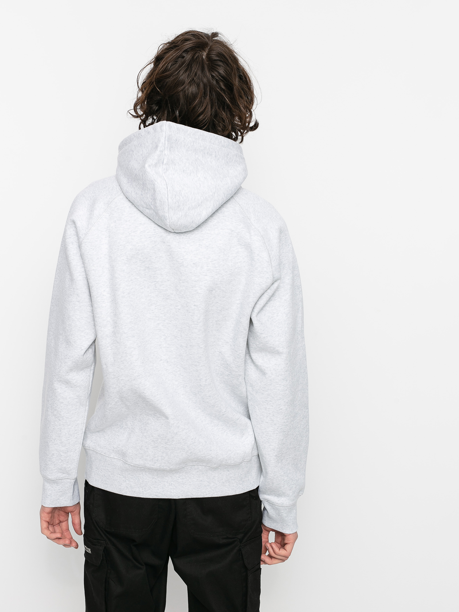 Bluza z kapturem Carhartt WIP Chase HD (ash heather/gold)
