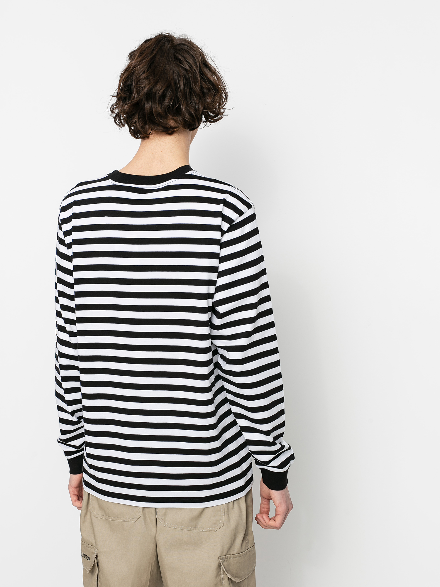 Longsleeve Carhartt WIP Scotty Pocket (scotty stripe black/white)