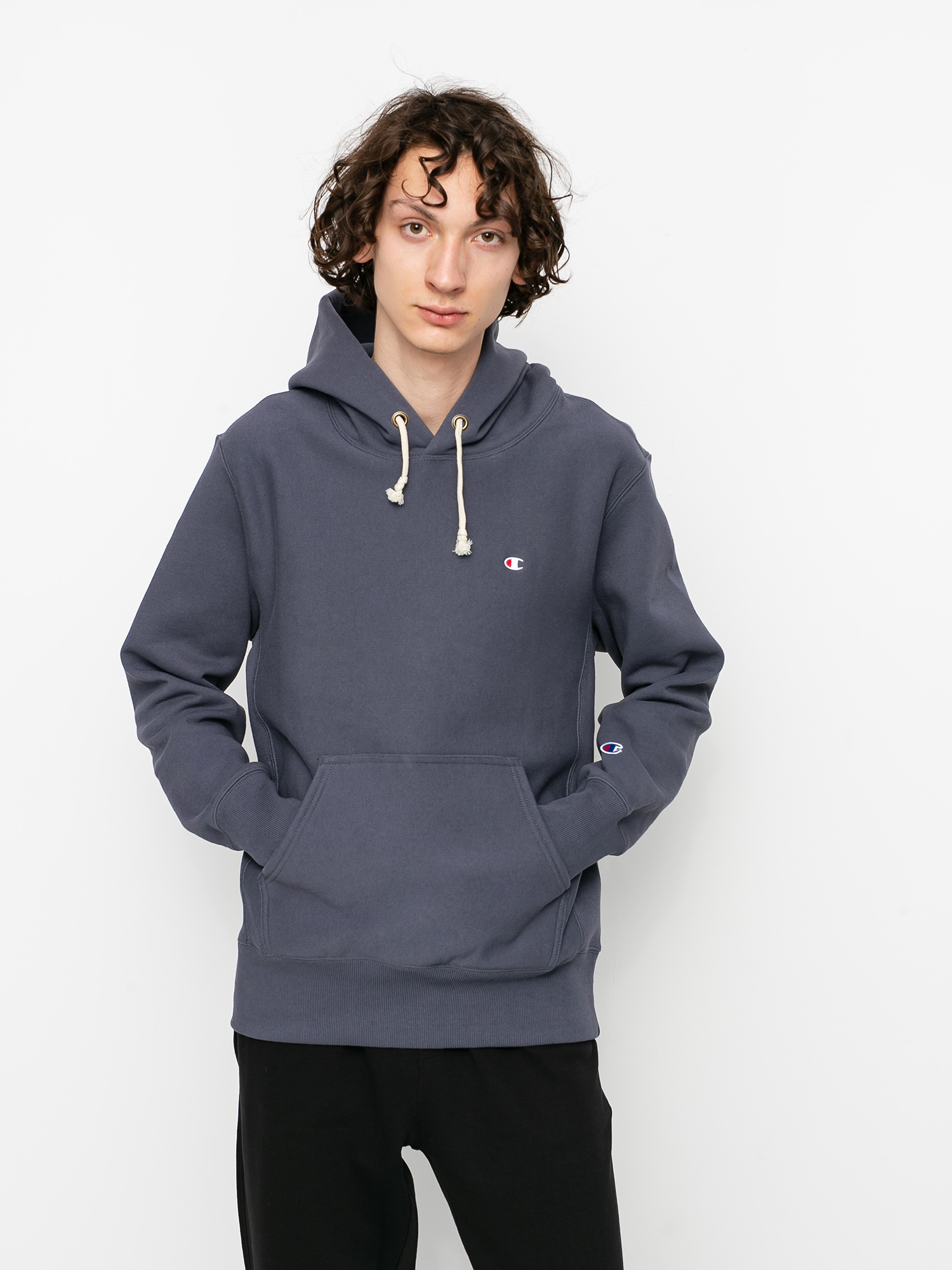 Bluza z kapturem Champion Sweatshirt HD 214675 (chc)