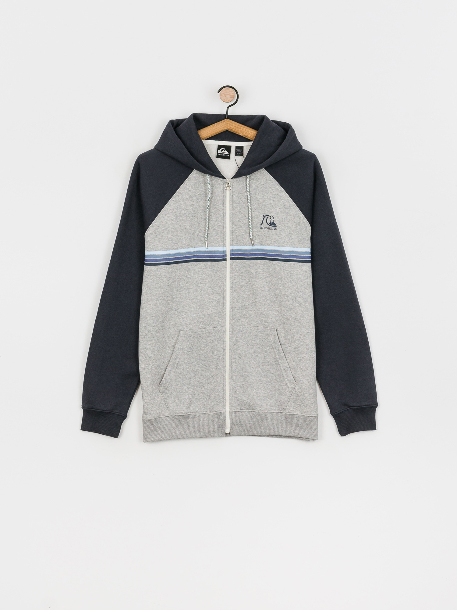 Bluza z kapturem Quiksilver Everyday Screen ZHD (light grey heather)
