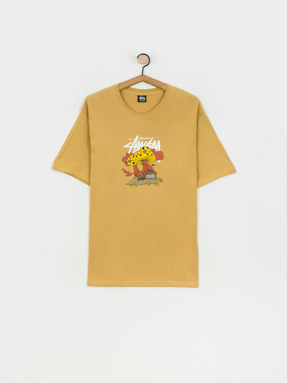 T-shirt Stussy SomethingS Cookin (khaki)