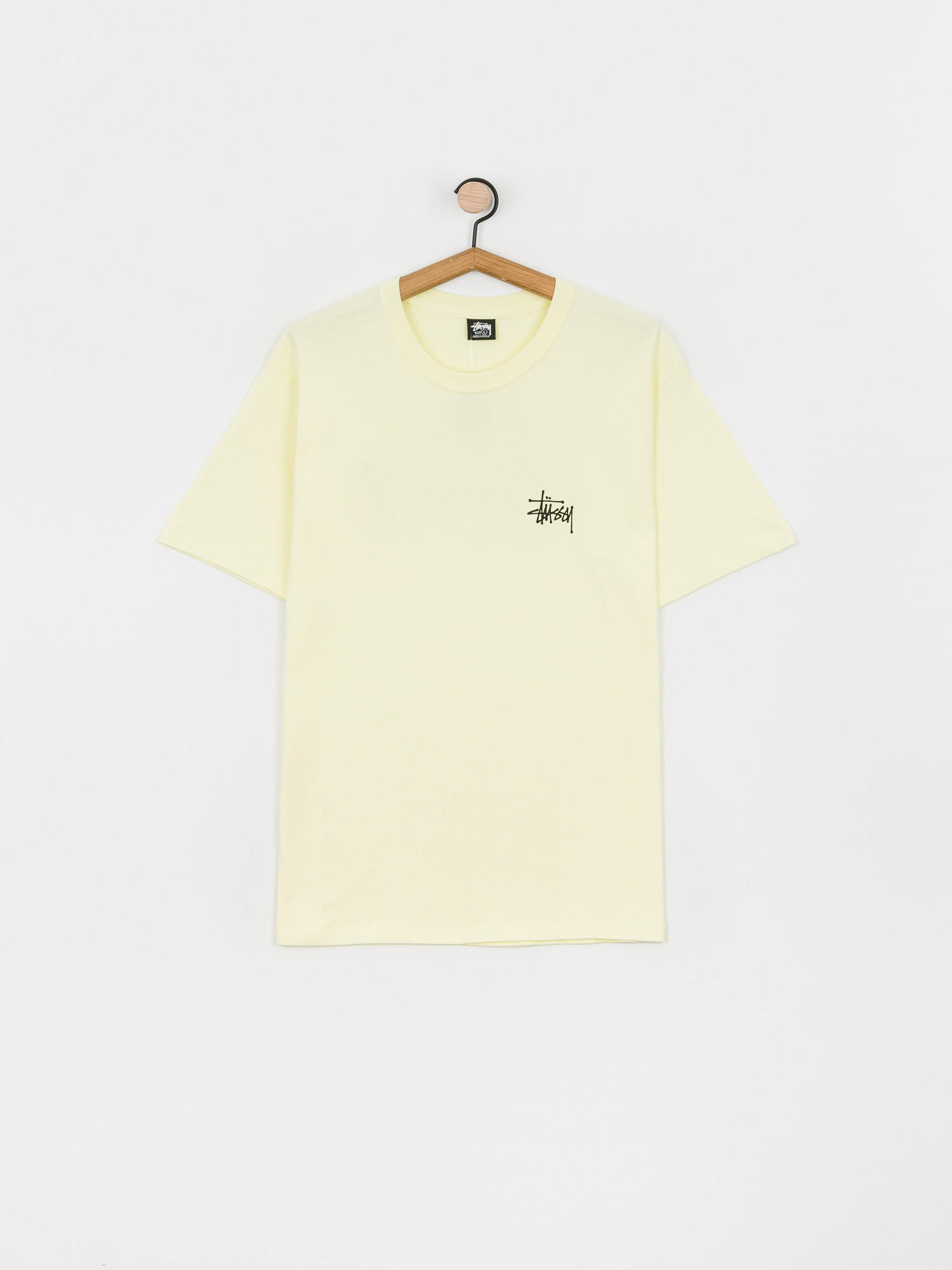 T-shirt Stussy Basic Stussy (pale yellow)