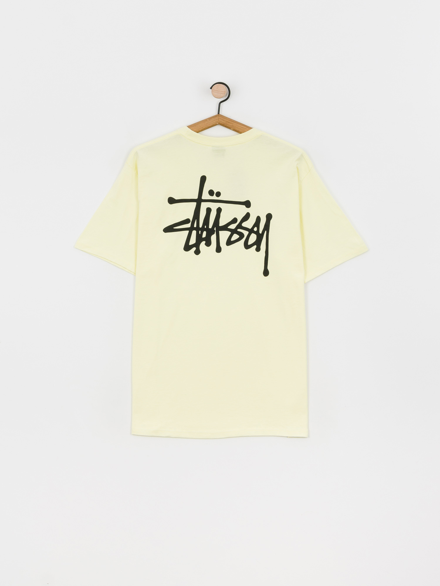 T-shirt Stussy Basic Stussy (pale yellow)