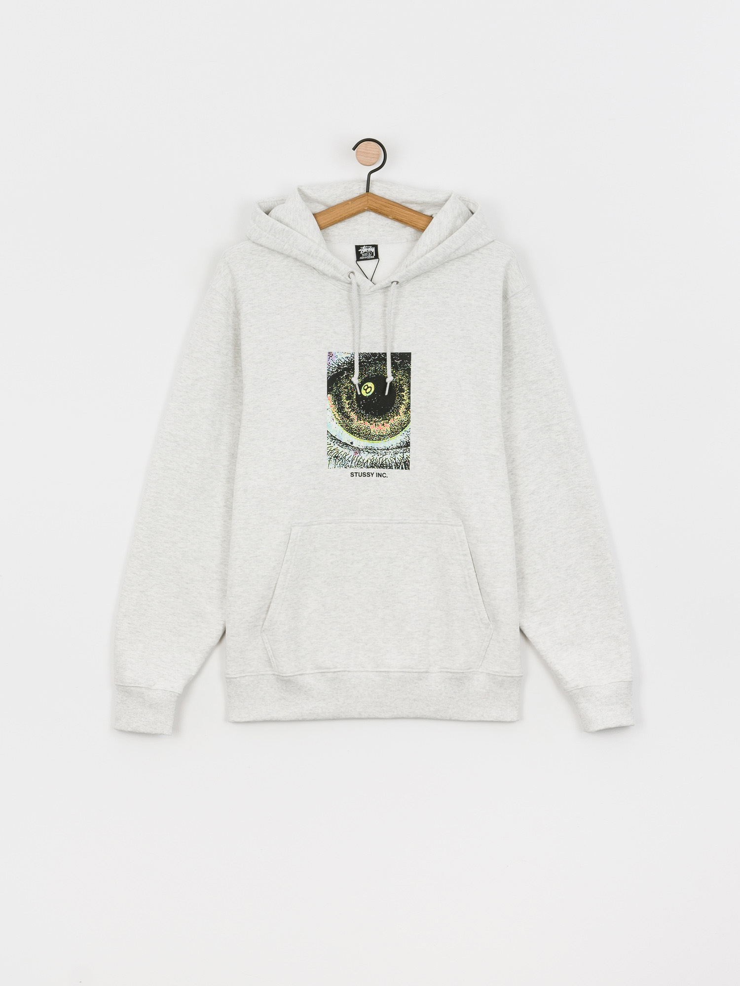 Bluza z kapturem Stussy Acid Eye HD (ash heather)