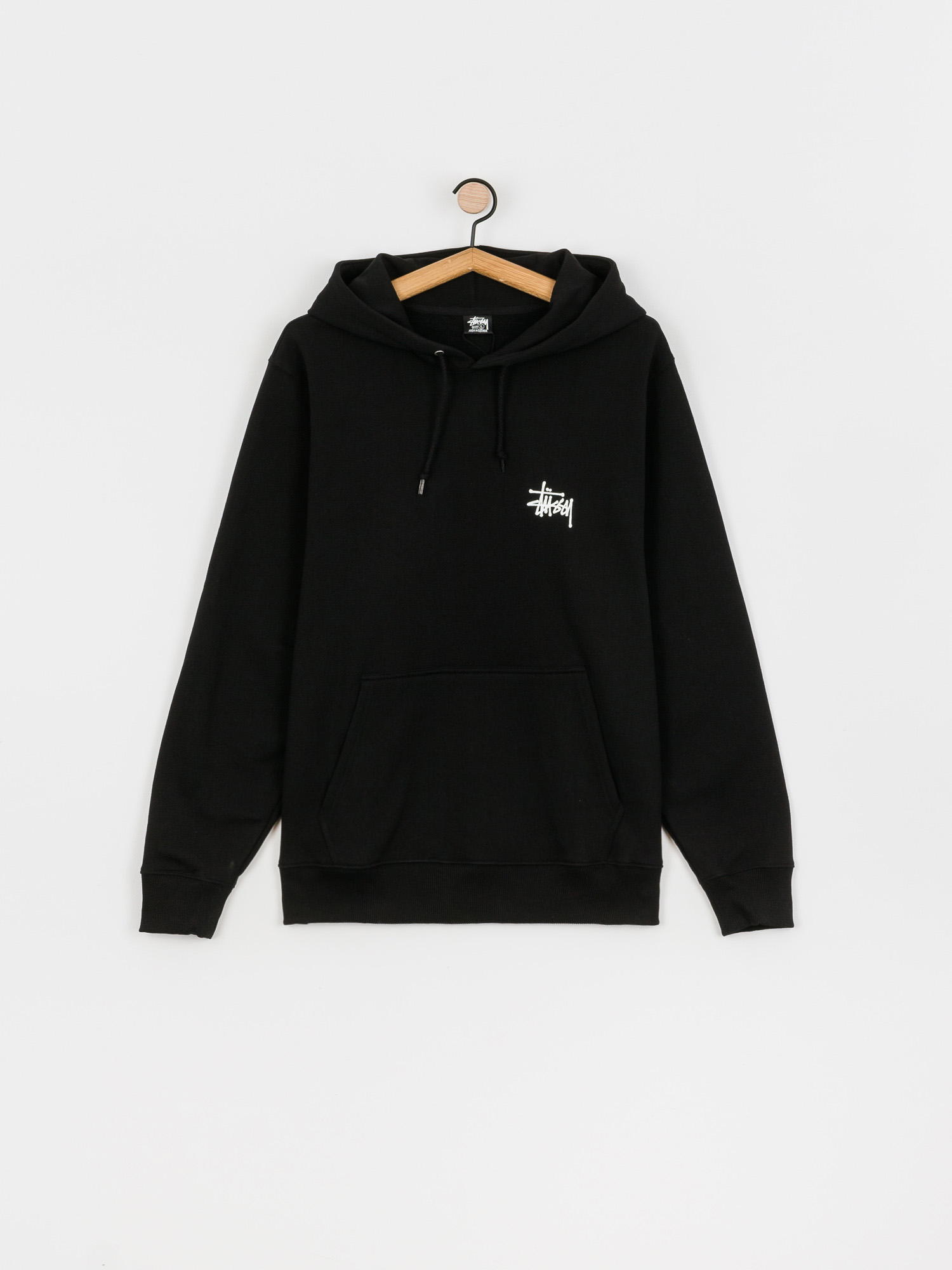 Bluza z kapturem Stussy Basic Stussy HD (black)