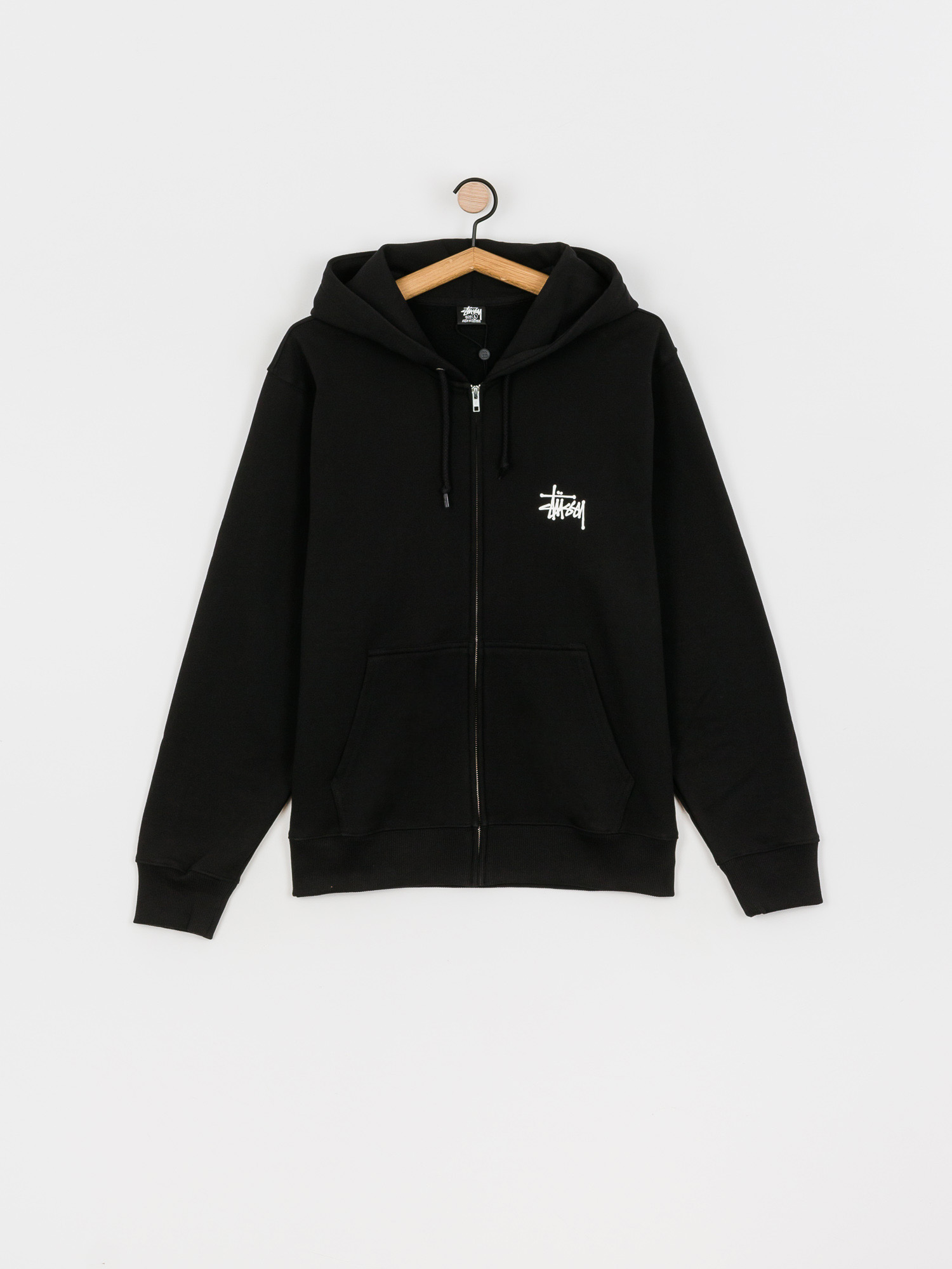 Bluza z kapturem Stussy Basic Stussy ZHD (black)