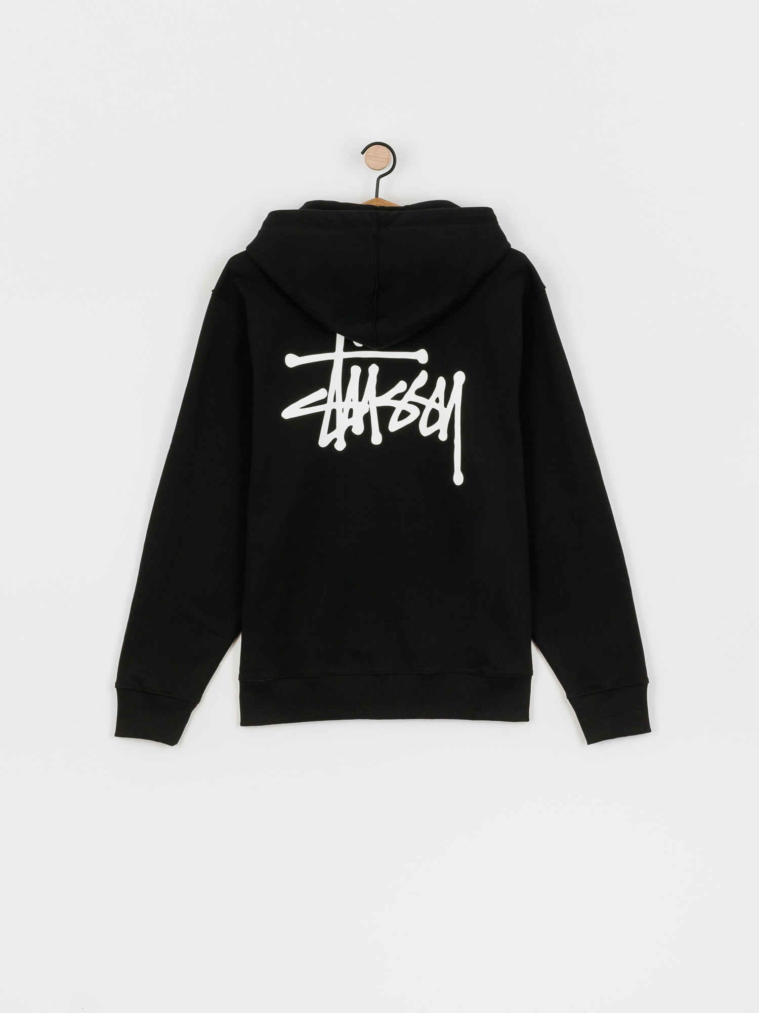 Bluza z kapturem Stussy Basic Stussy ZHD (black)