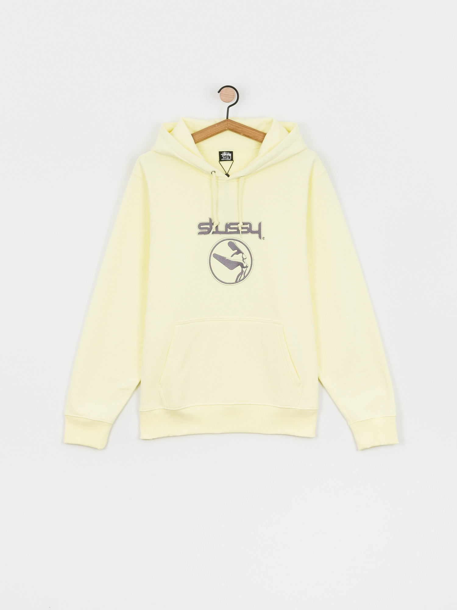 Bluza z kapturem Stussy Flight App HD (pale yellow)
