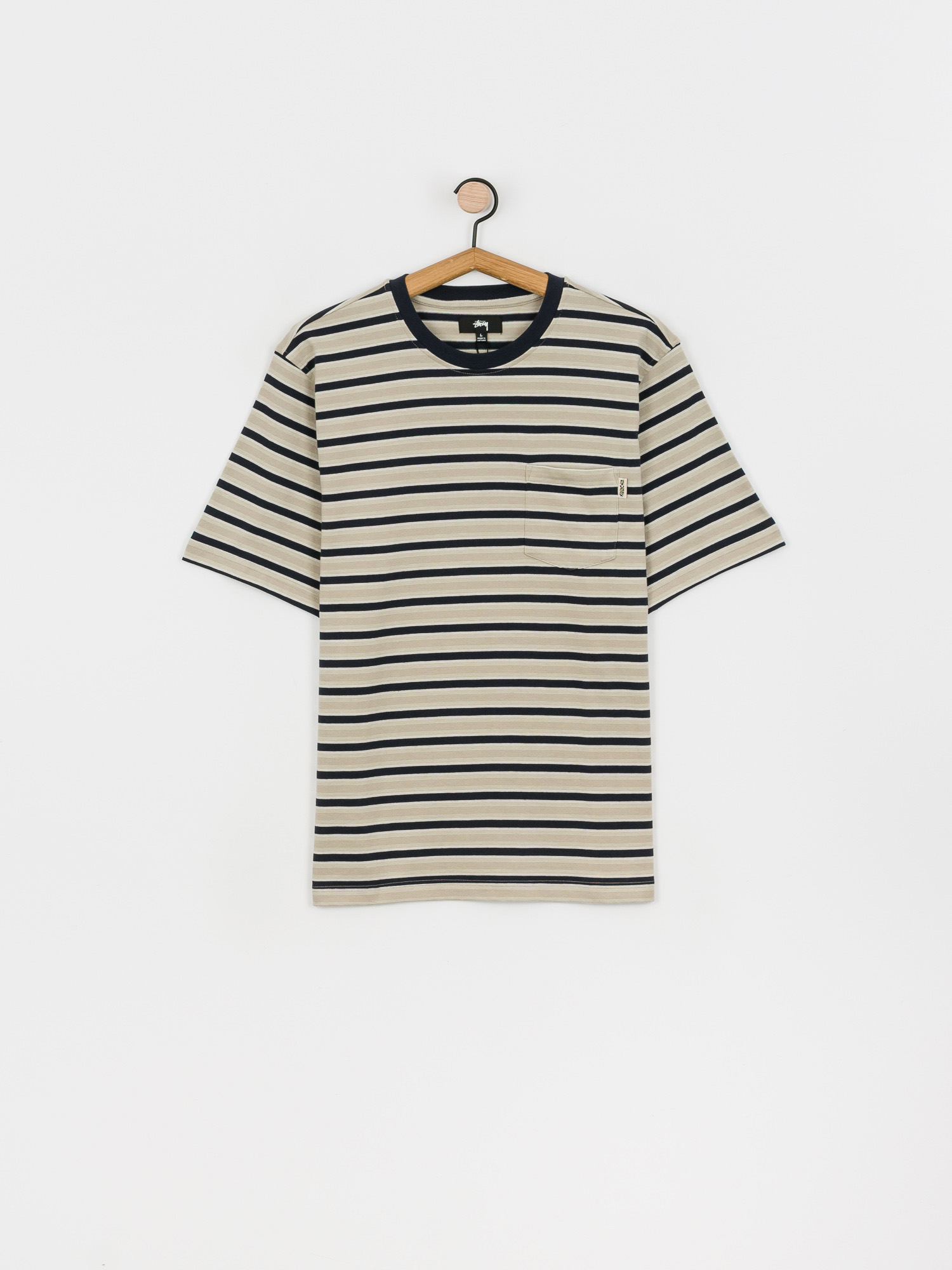 T-shirt Stussy Griffin Stripe (khaki)