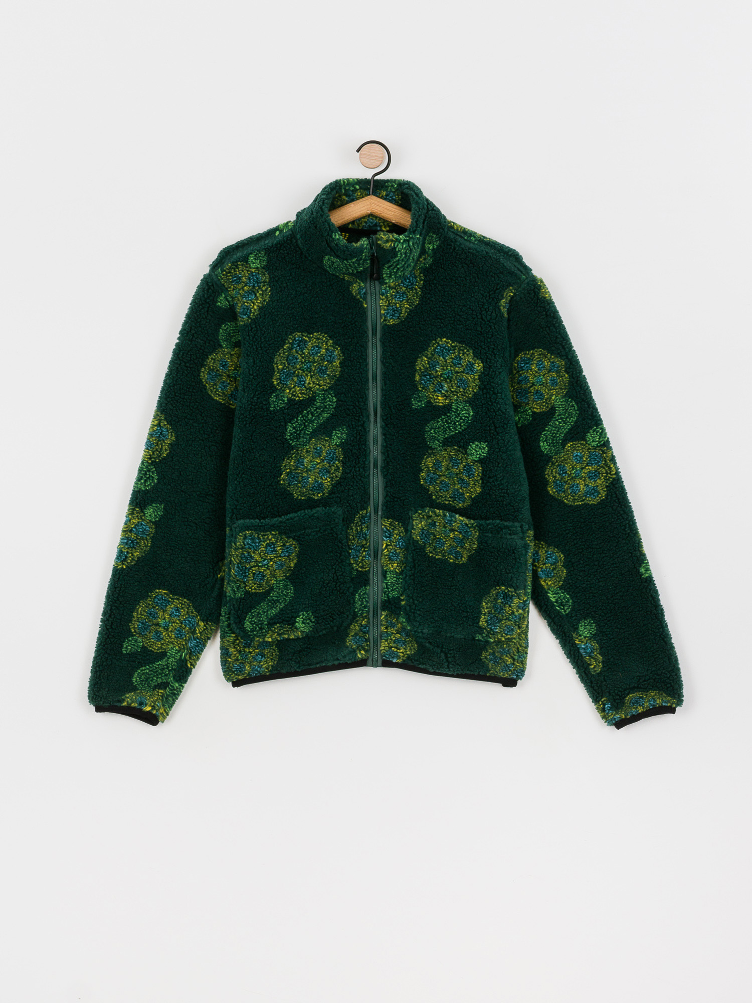 Kurtka Stussy Flor Sherpa Mock (green)
