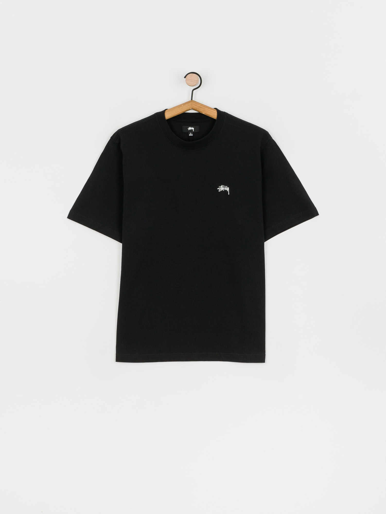 T-shirt Stussy Stock Logo (black)