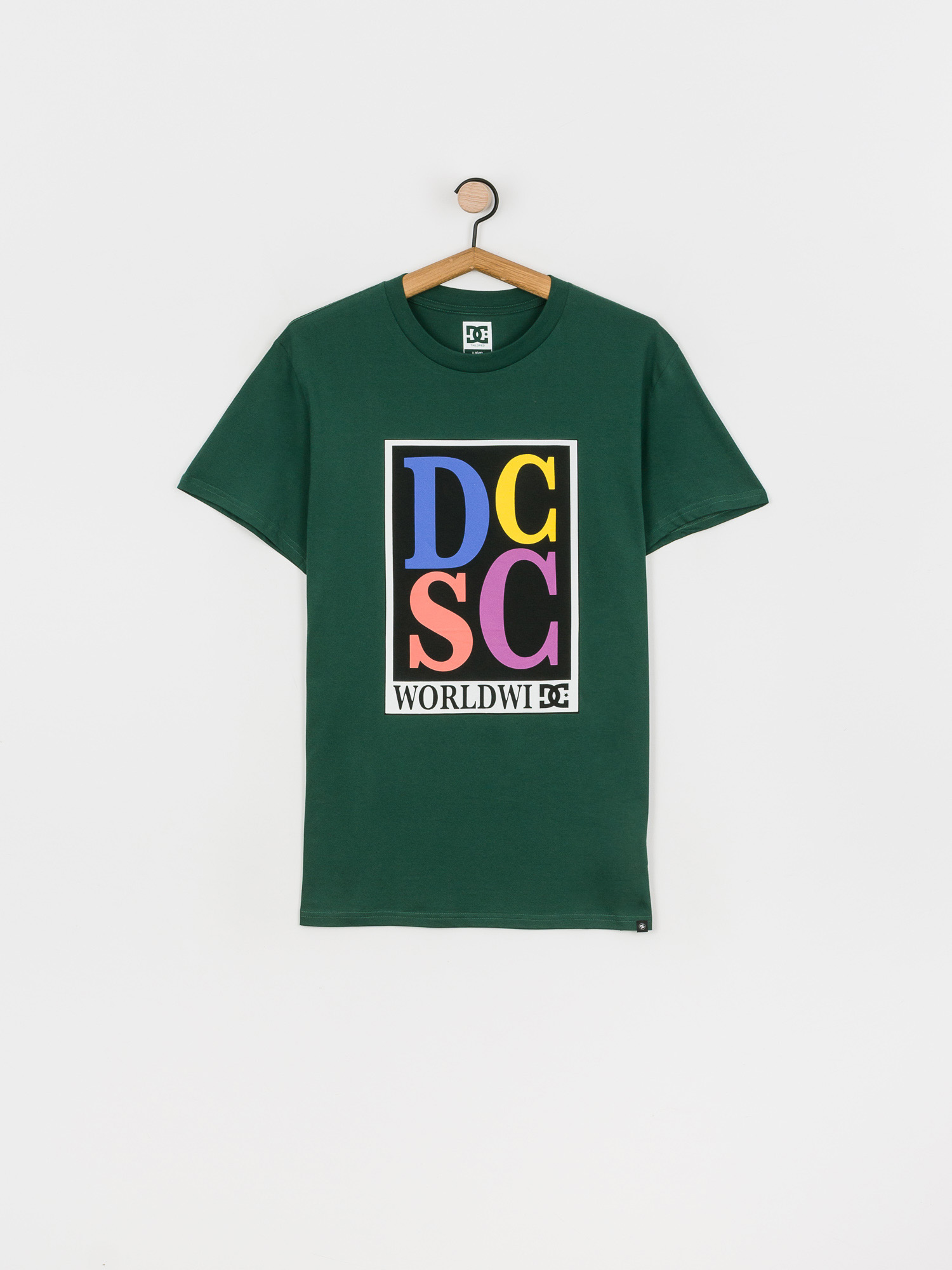 T-shirt DC Big Caps (dark green)