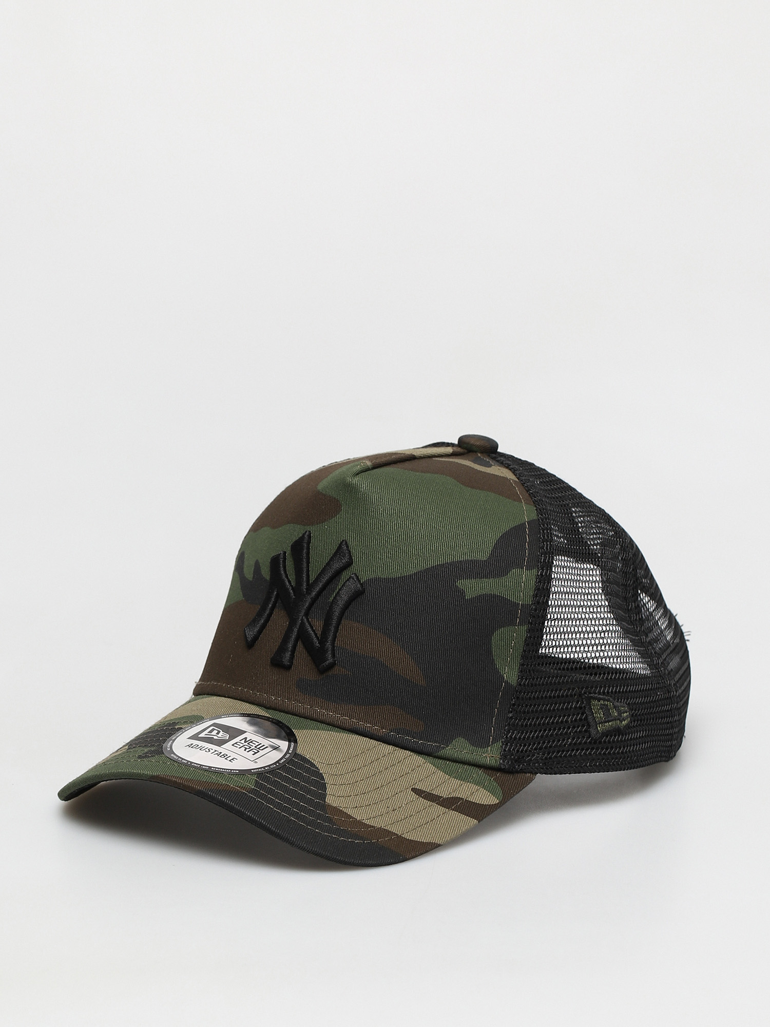 Czapka z daszkiem New Era Clean Trucker New York Yankees ZD (woodland camo/black)