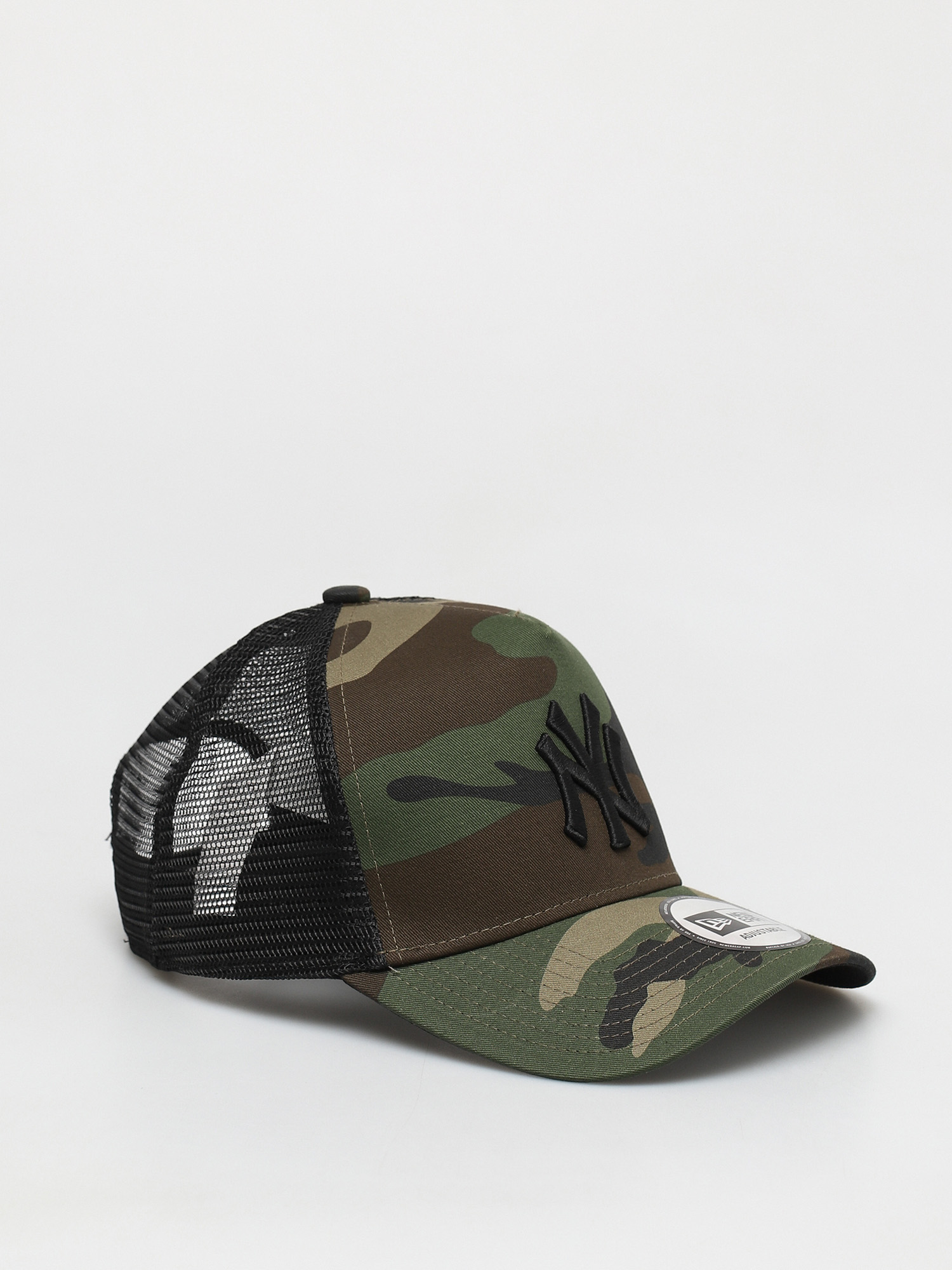 Czapka z daszkiem New Era Clean Trucker New York Yankees ZD (woodland camo/black)