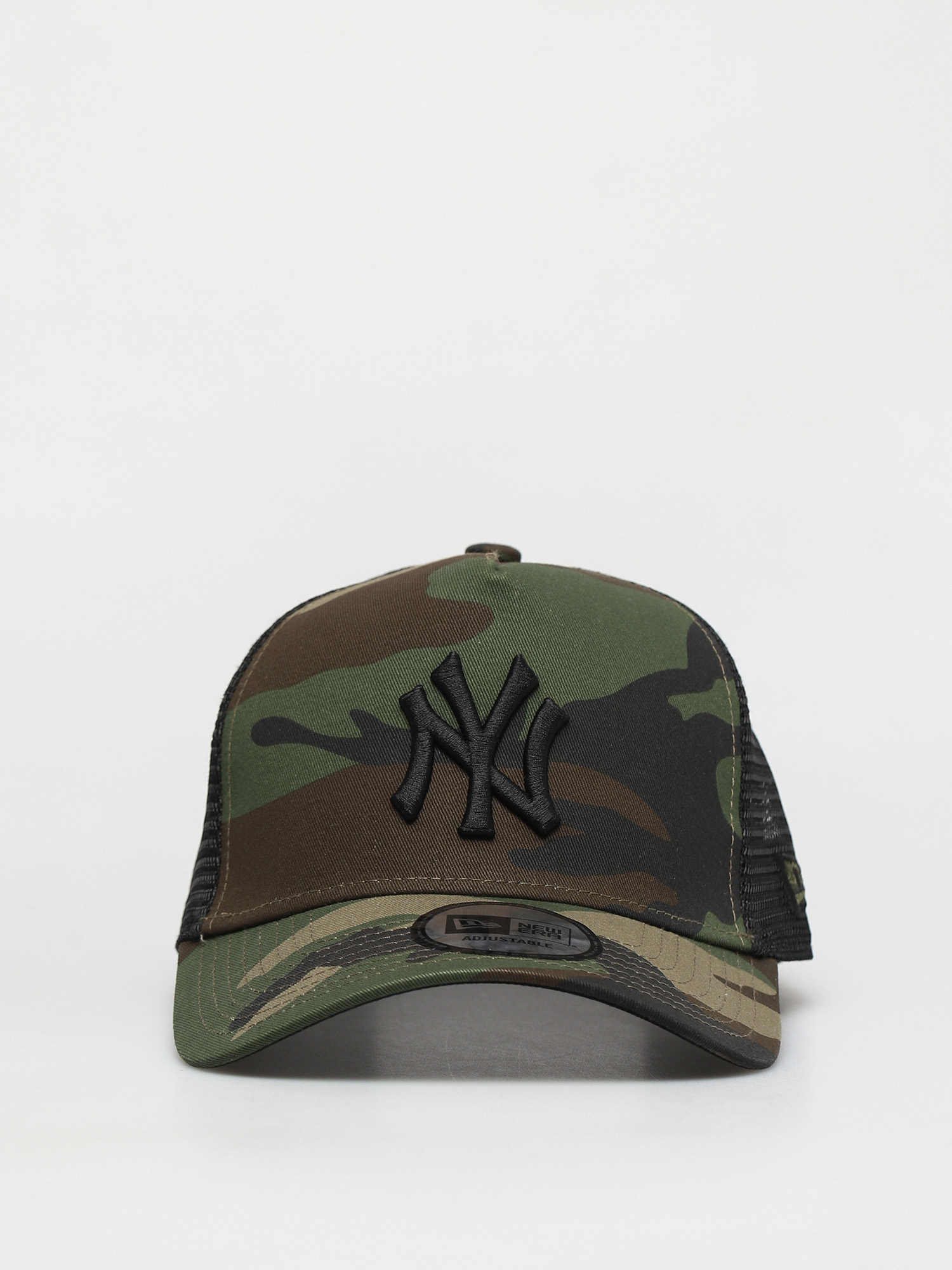 Czapka z daszkiem New Era Clean Trucker New York Yankees ZD (woodland camo/black)