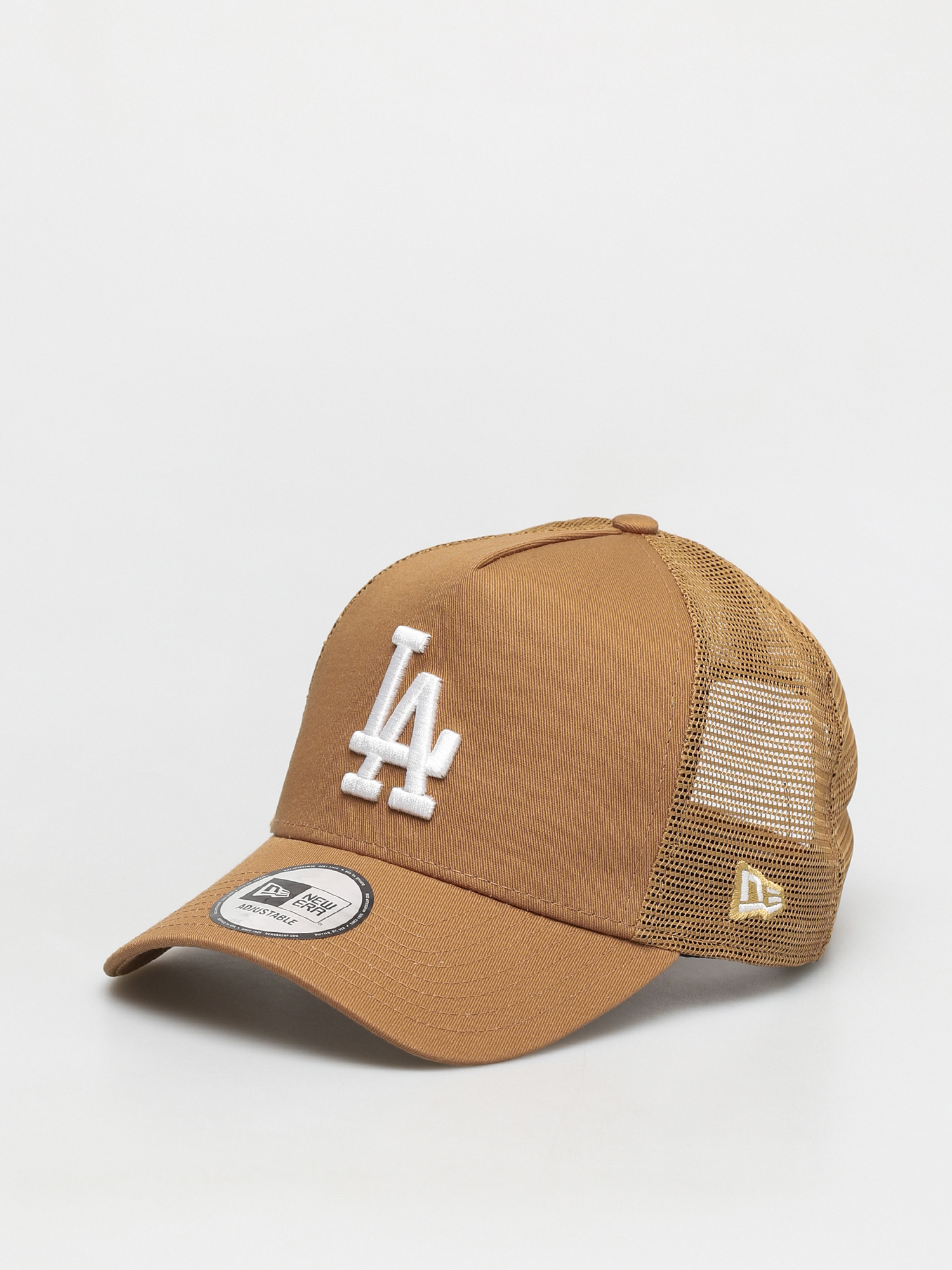 Czapka z daszkiem New Era Tonal Mesh Trucker Los Angeles Dodgers ZD (med beige)