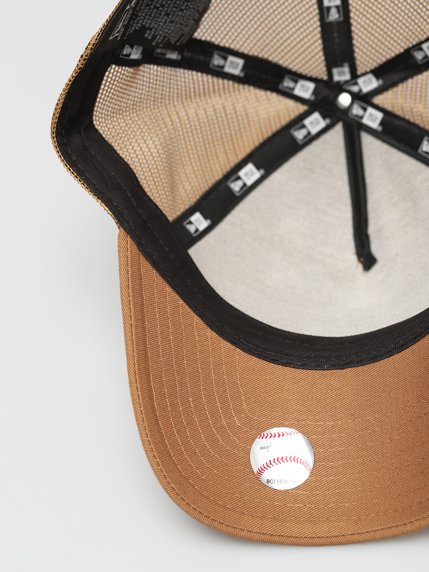 Czapka z daszkiem New Era Tonal Mesh Trucker Los Angeles Dodgers ZD (med beige)