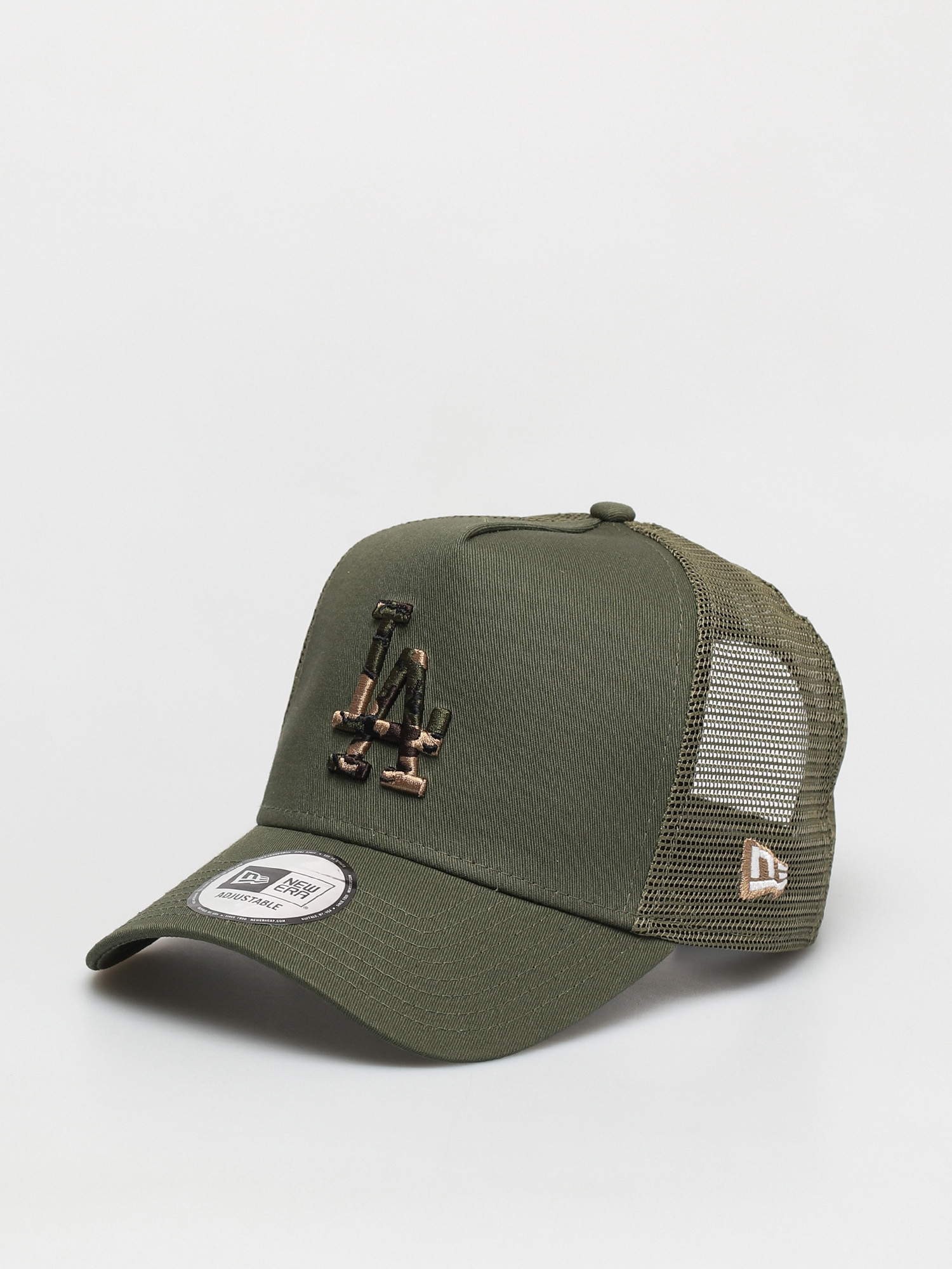 Czapka z daszkiem New Era Camo Infill Trucker Los Angeles Dodgers ZD (open green)