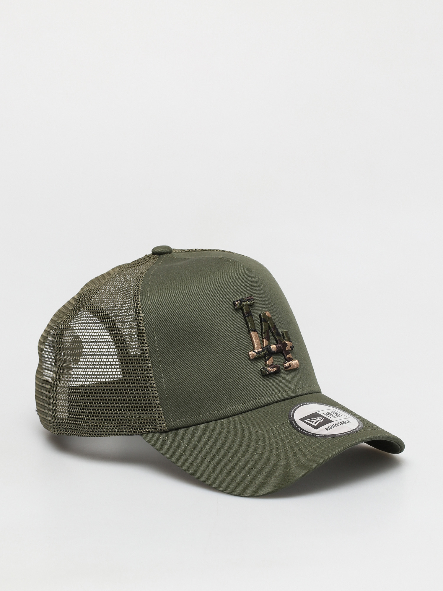 Czapka z daszkiem New Era Camo Infill Trucker Los Angeles Dodgers ZD (open green)