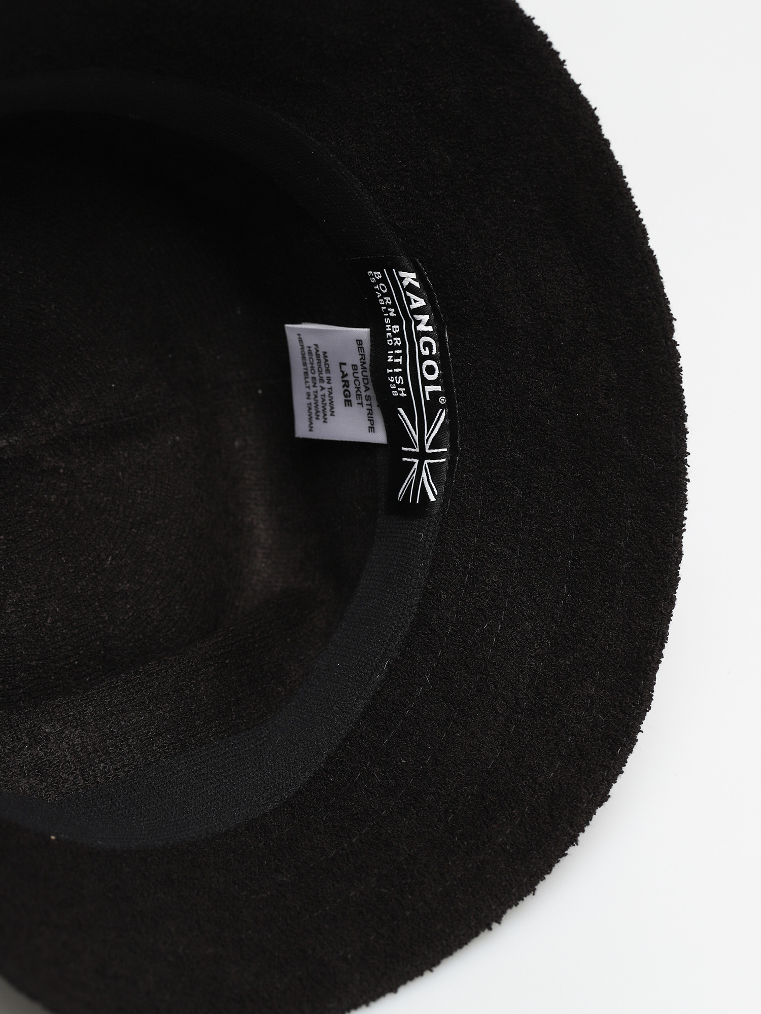 Kapelusz Kangol Bermuda Stripe Bucket (black)
