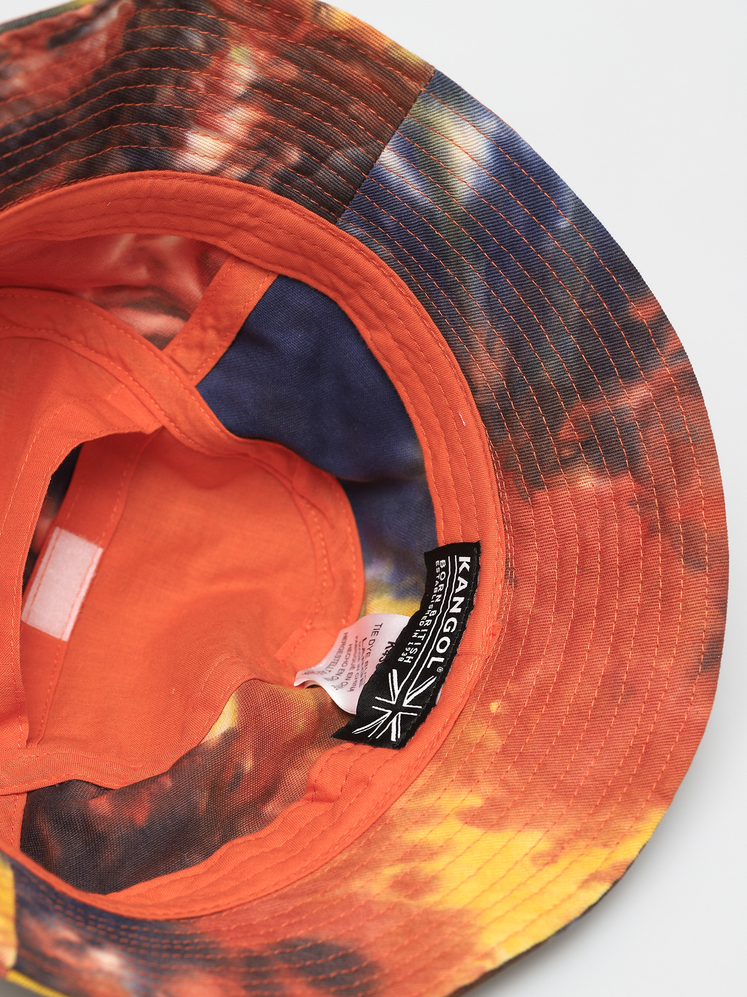 Kapelusz Kangol Tie Dye Bucket (golden palm)