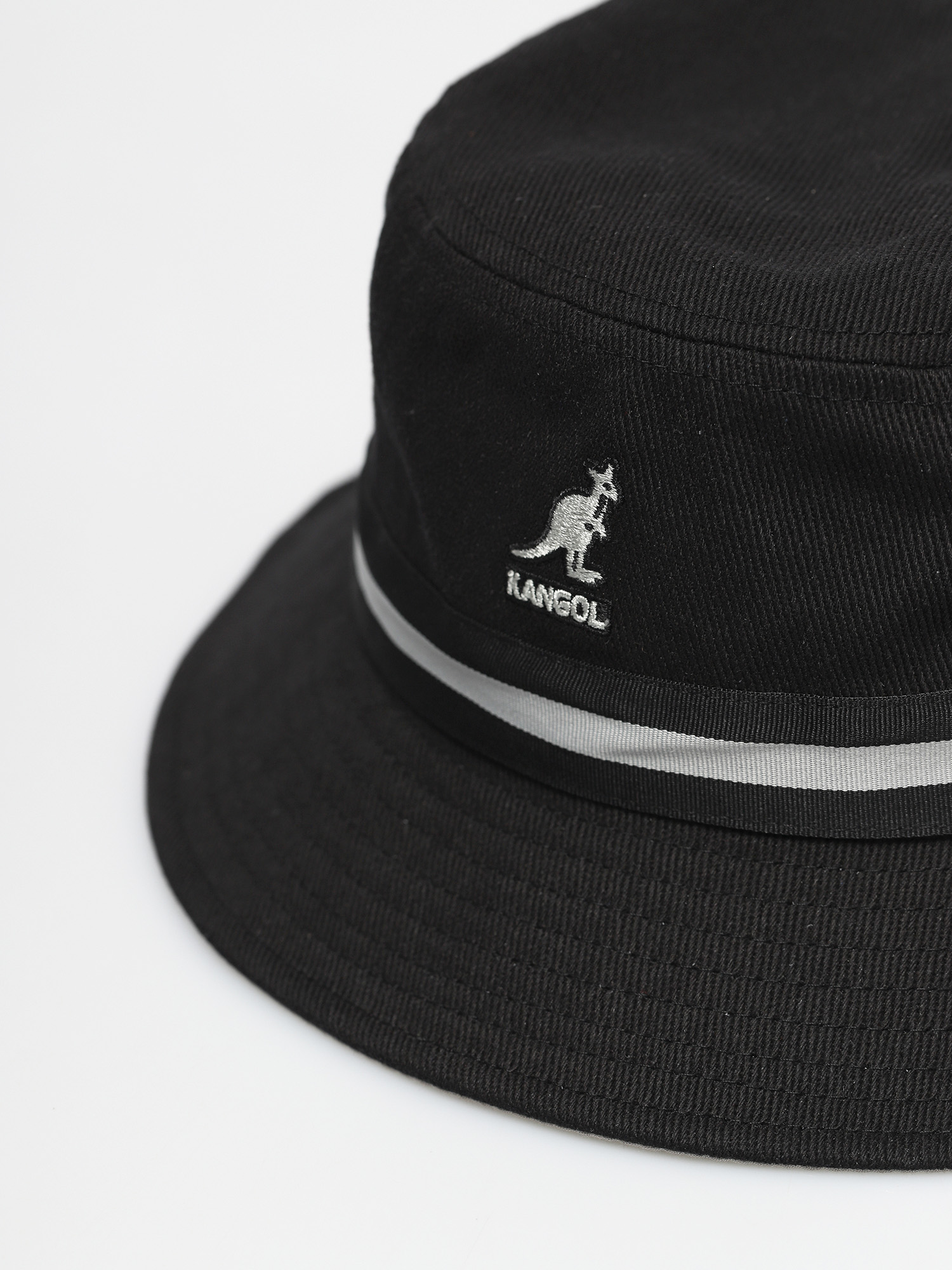 Kapelusz Kangol Stripe Lahinch (black)