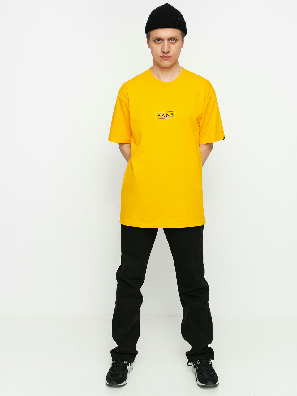 T-shirt Vans Classic Easy Box (saffron/black)