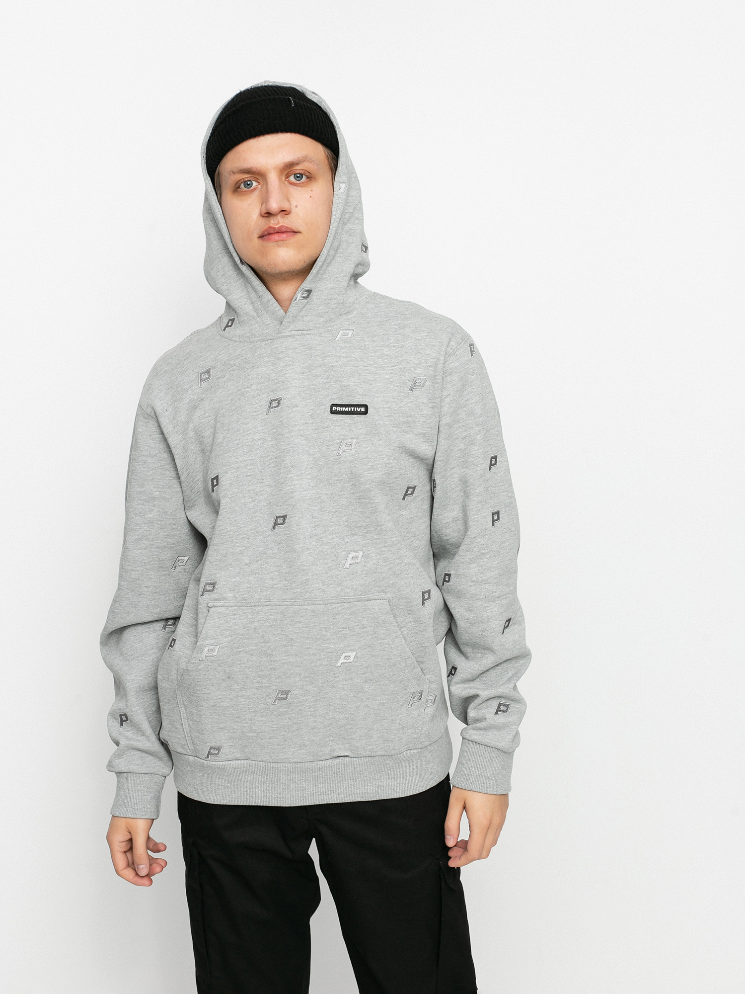 Bluza z kapturem Primitive Mateo HD (grey heather)