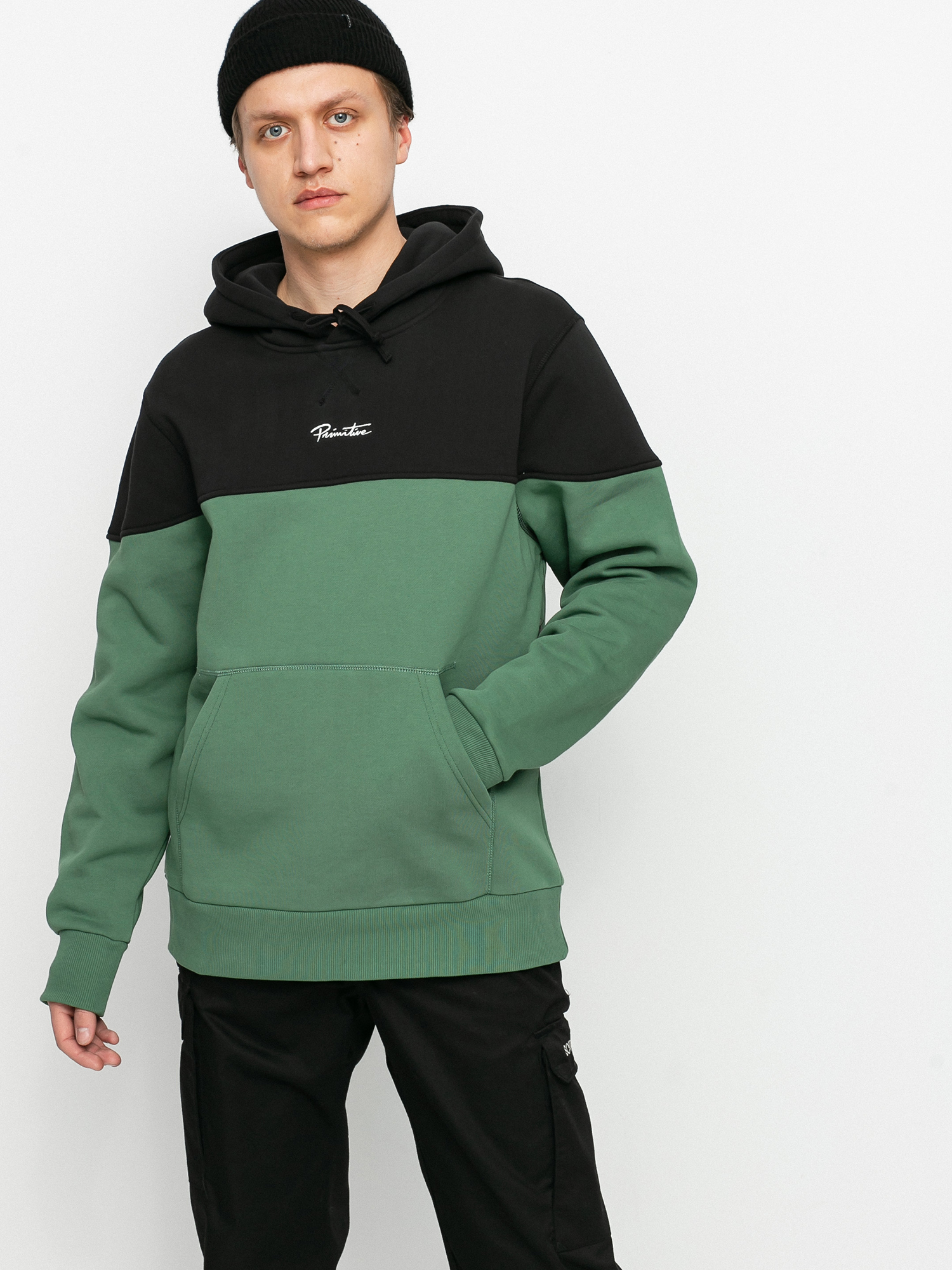 Bluza z kapturem Primitive Pacer HD (olive)