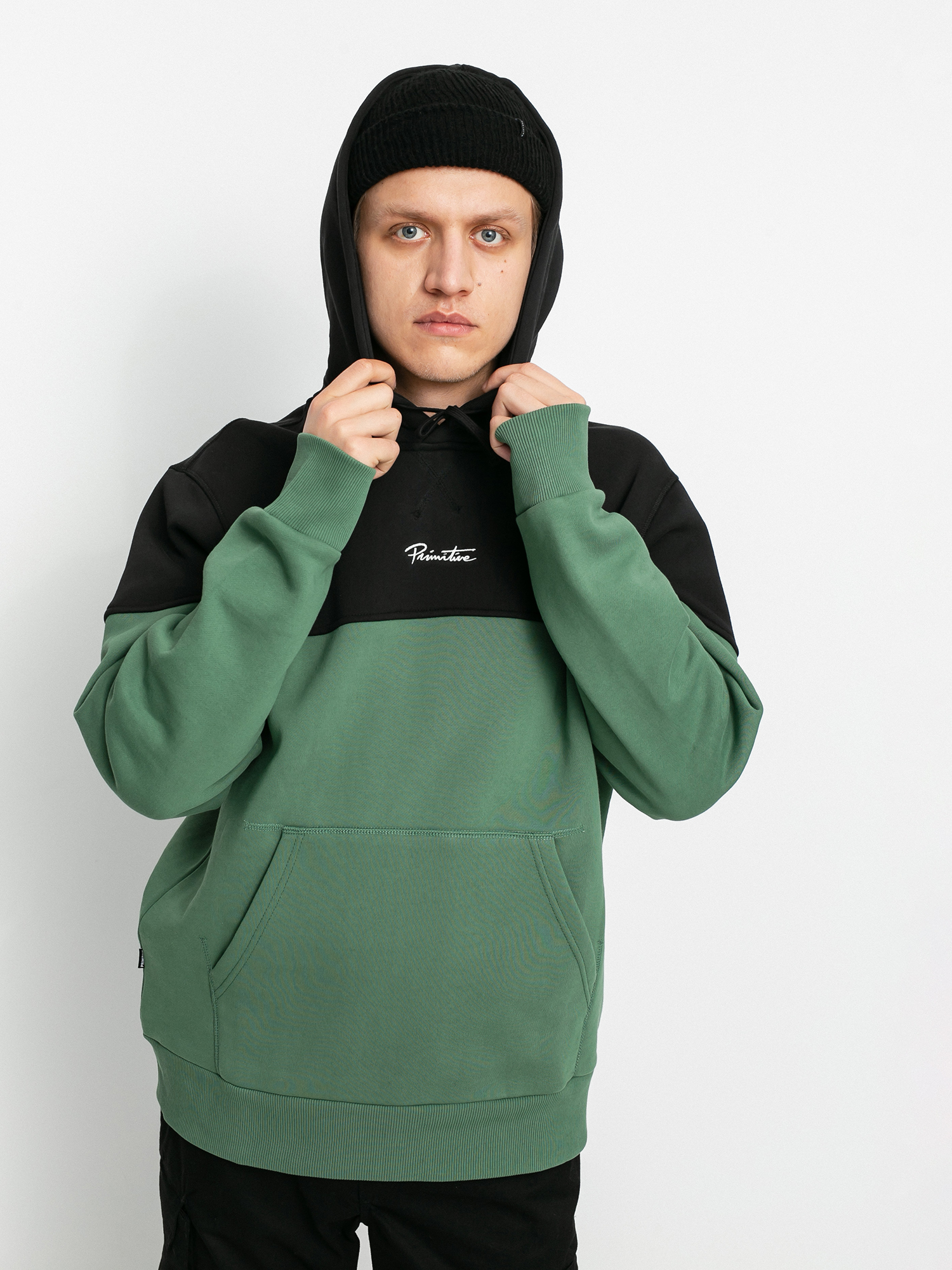 Bluza z kapturem Primitive Pacer HD (olive)