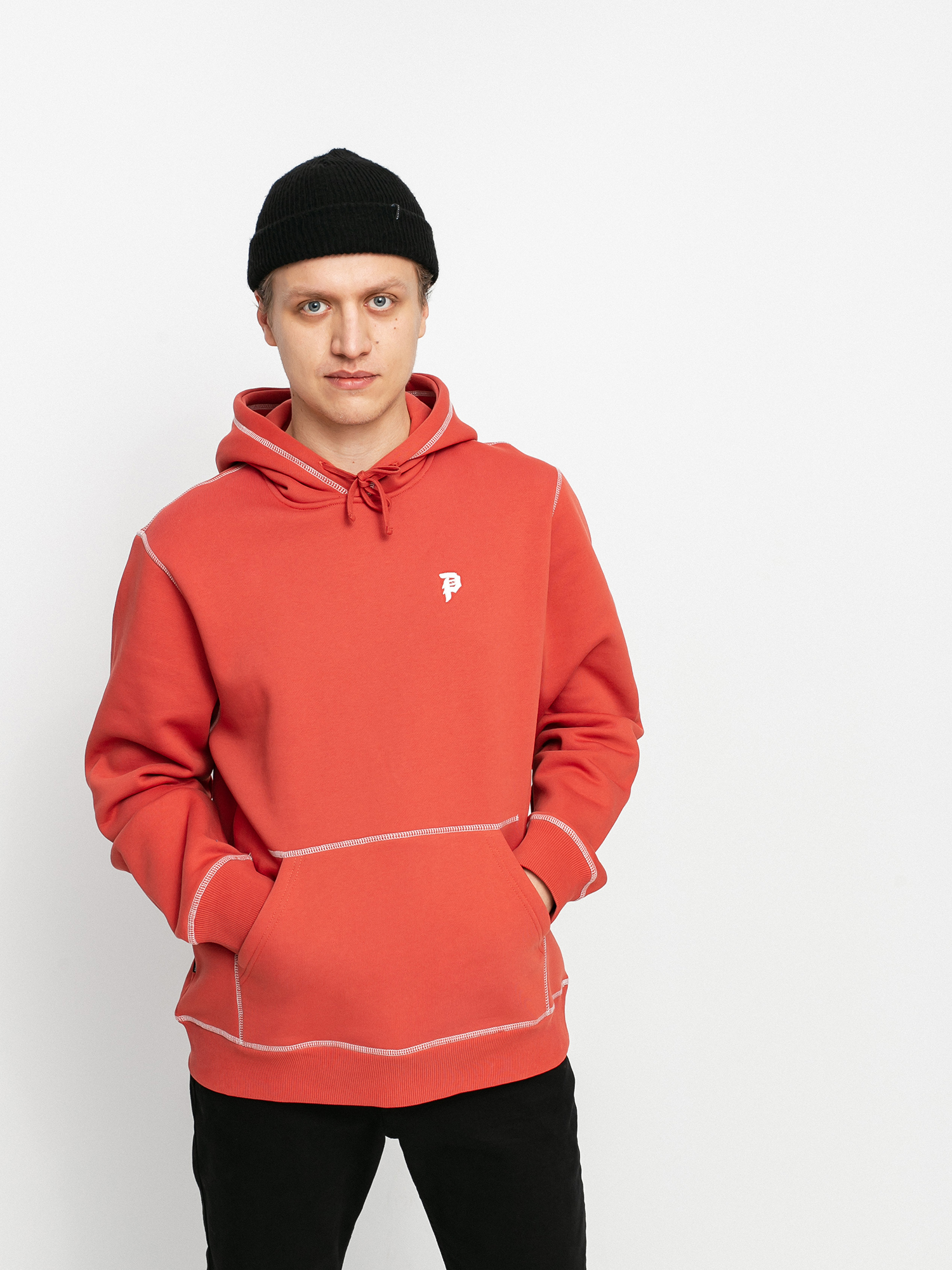 Bluza z kapturem Primitive Cliver HD (red)