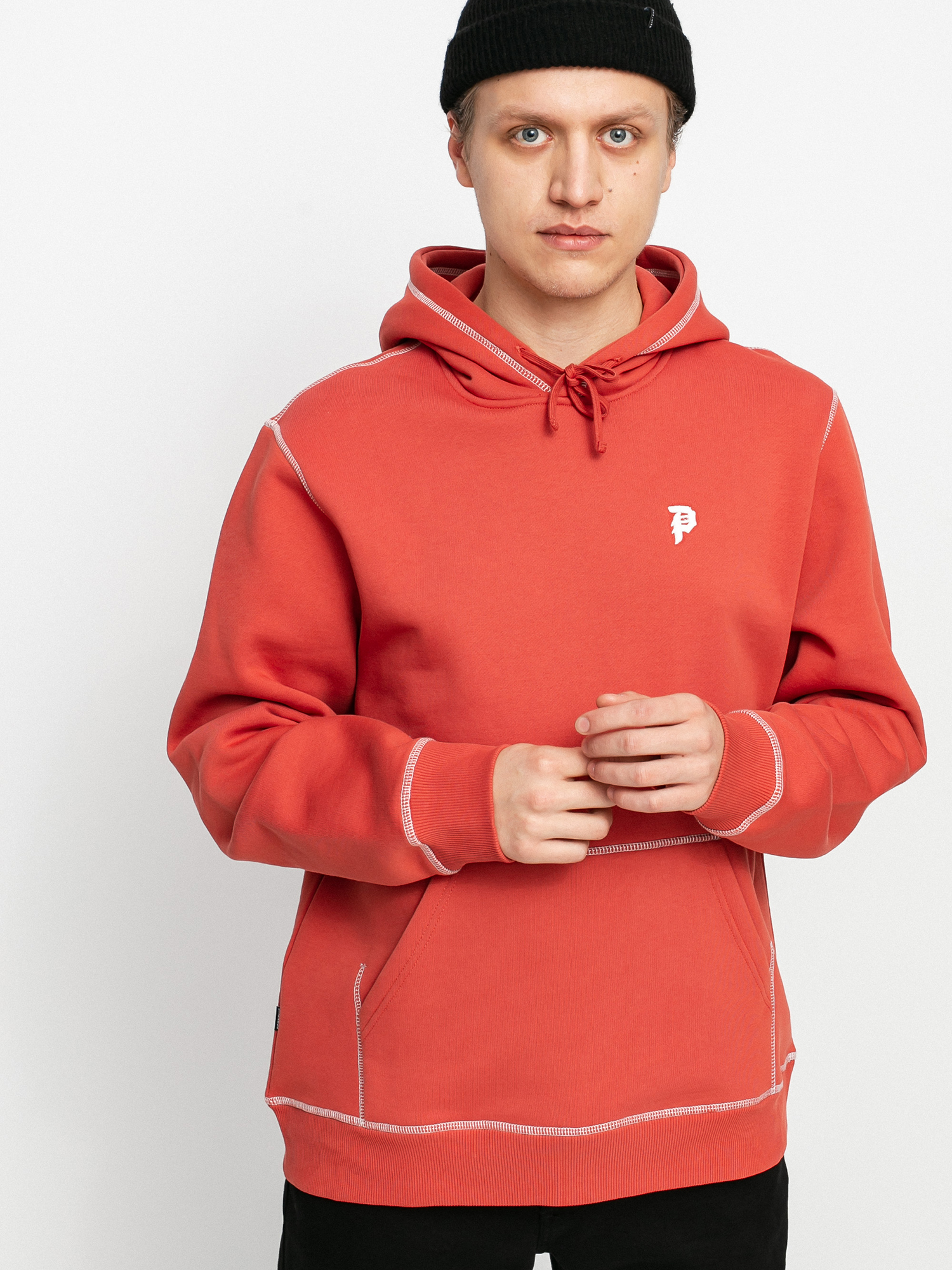 Bluza z kapturem Primitive Cliver HD (red)
