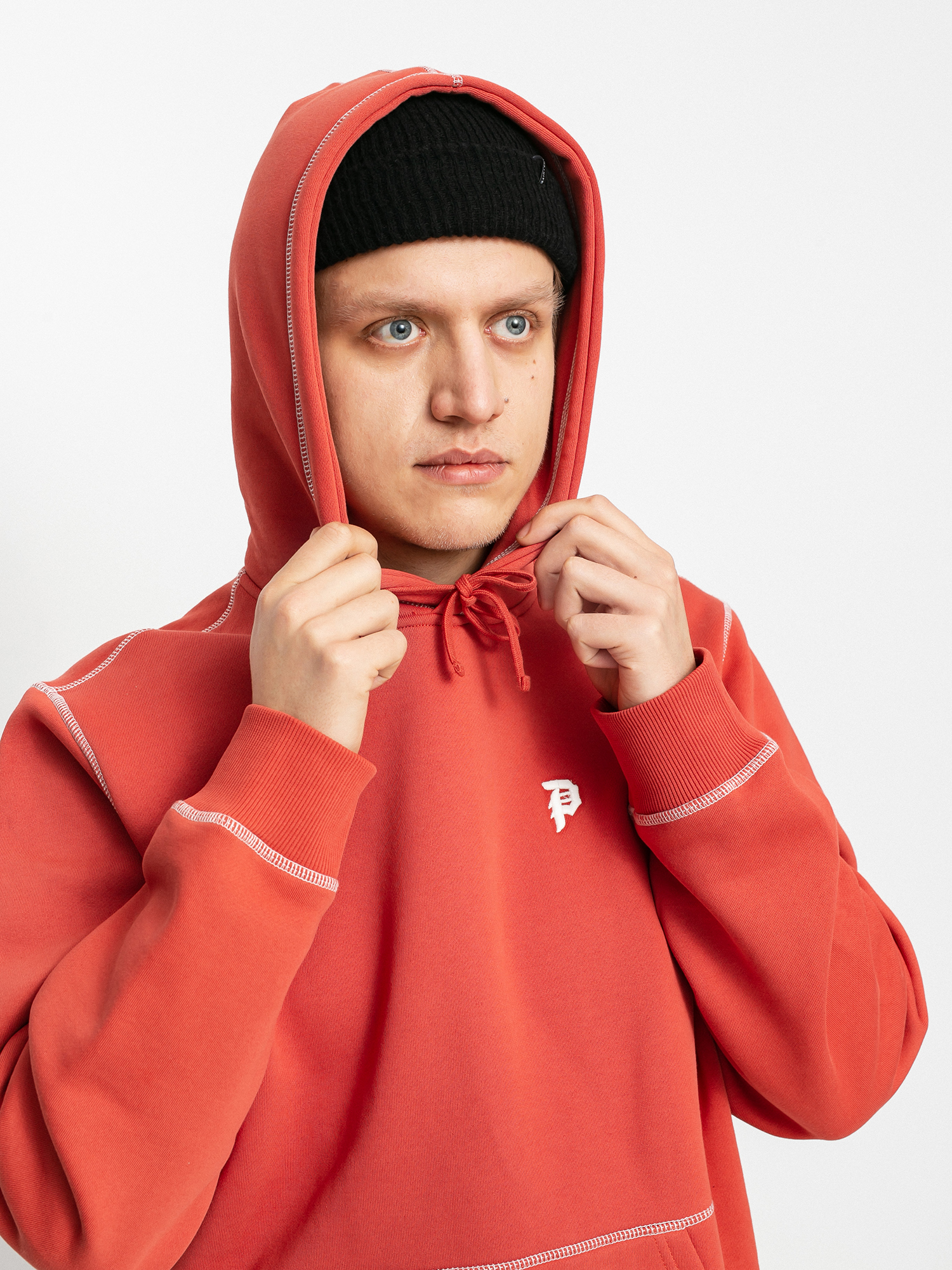 Bluza z kapturem Primitive Cliver HD (red)
