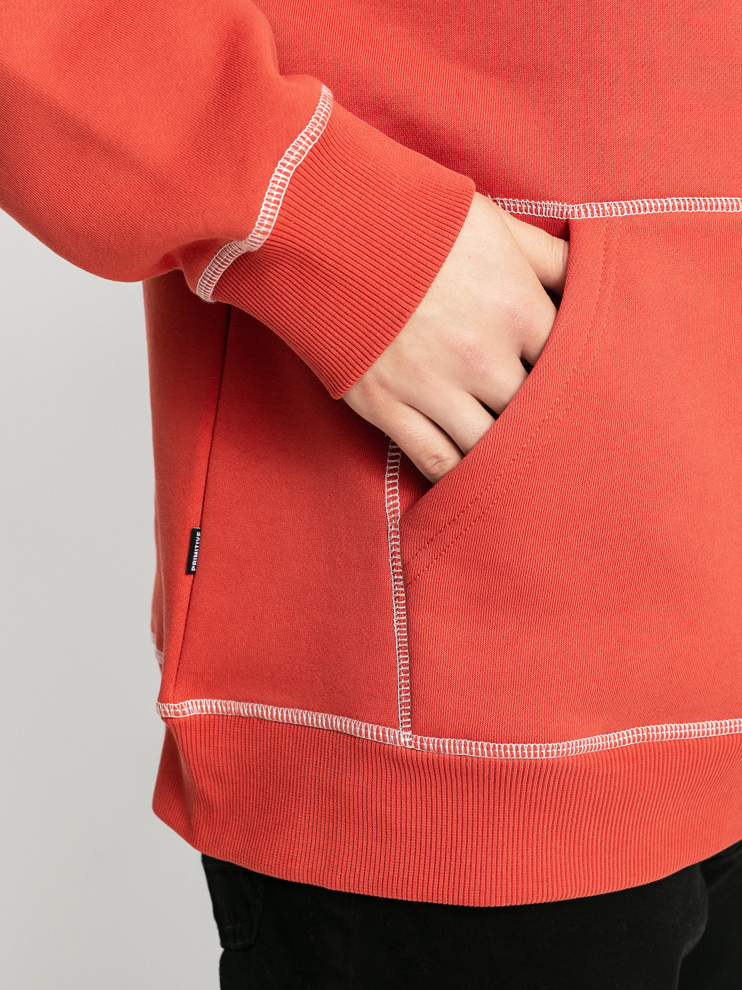 Bluza z kapturem Primitive Cliver HD (red)