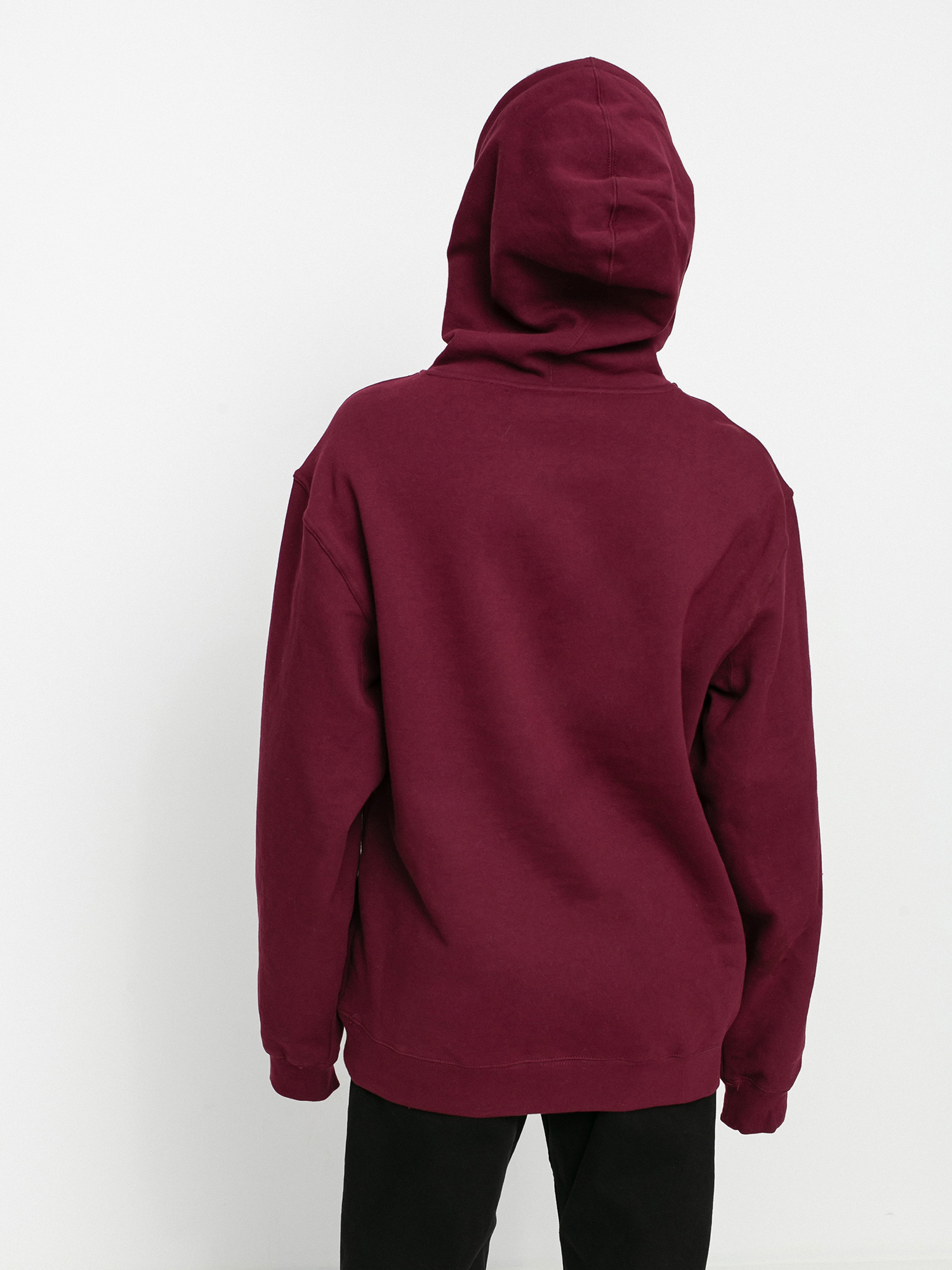 Bluza z kapturem Primitive Nuevo Puff HD (burgundy)