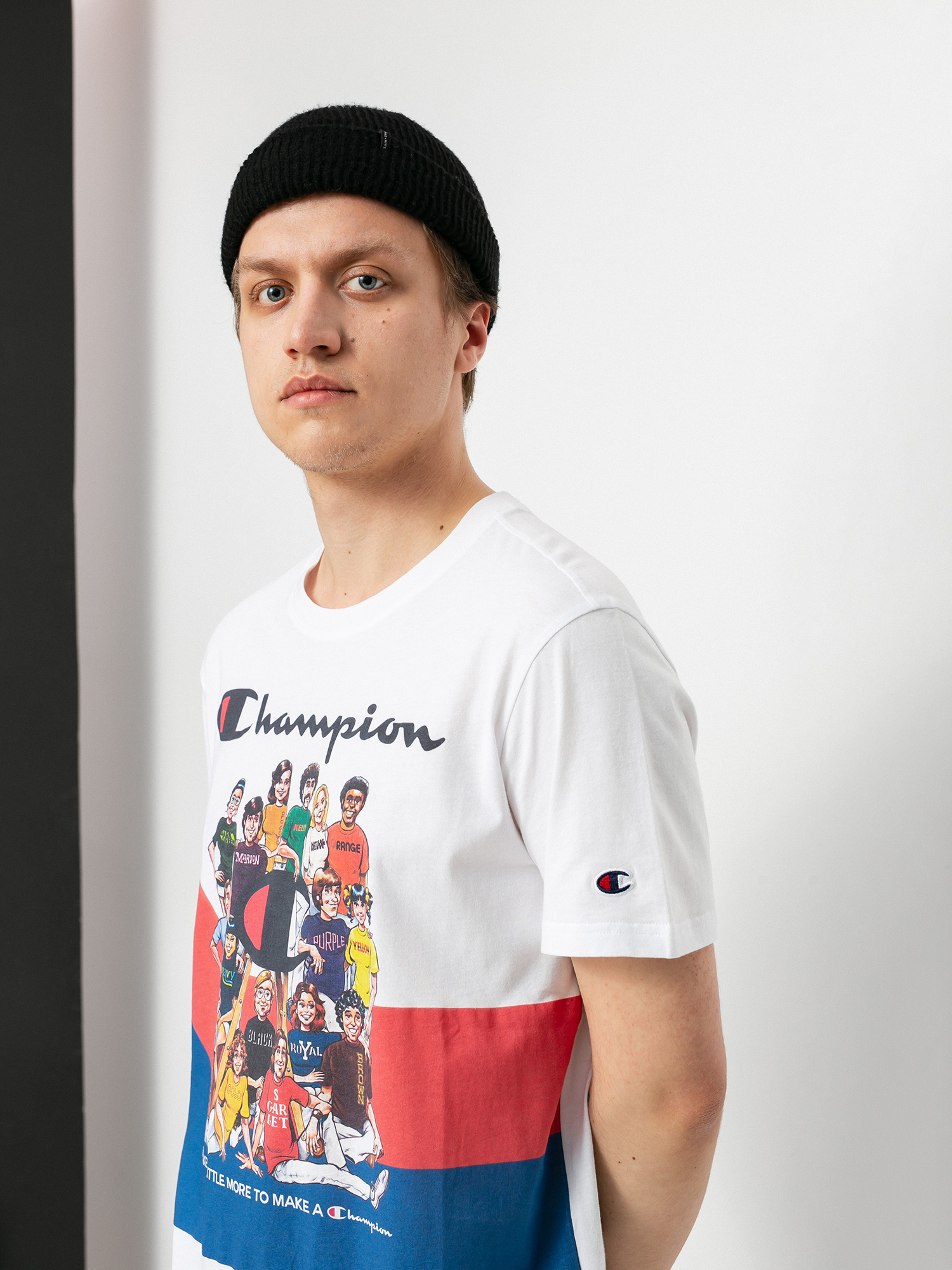 T-shirt Champion Crewneck 214345 (wht)