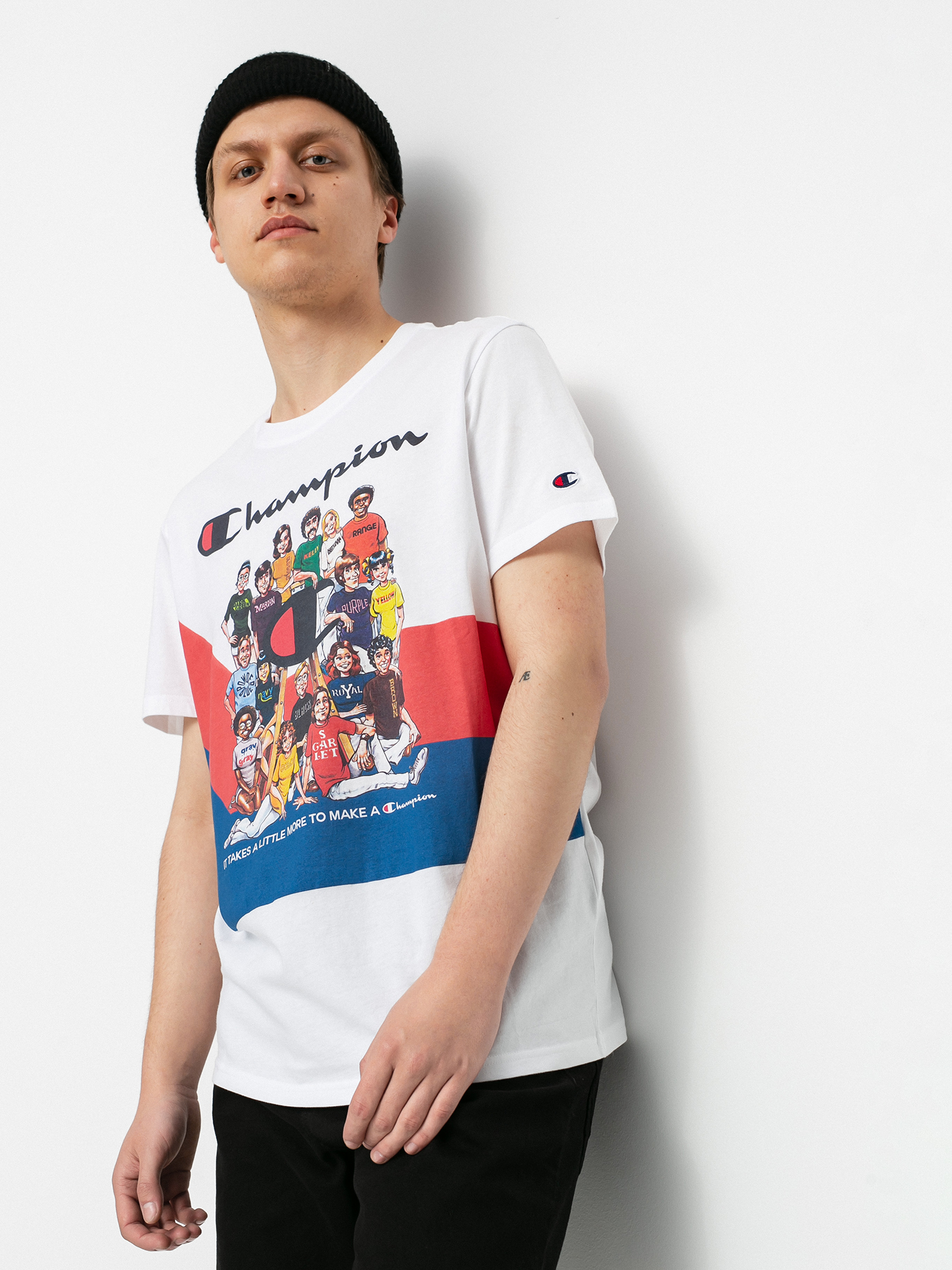 T-shirt Champion Crewneck 214345 (wht)