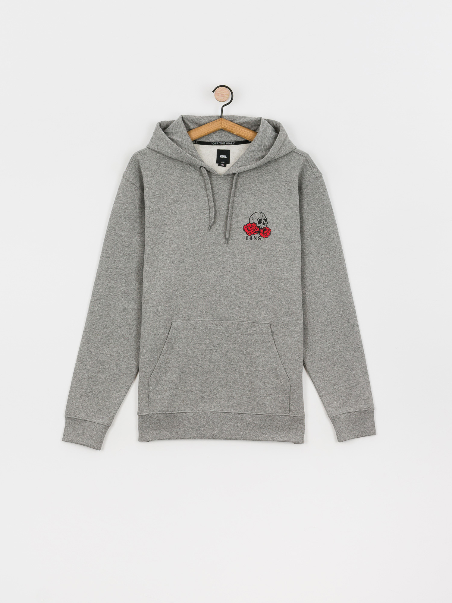 Bluza z kapturem Vans Rose Bed HD (cement heather)