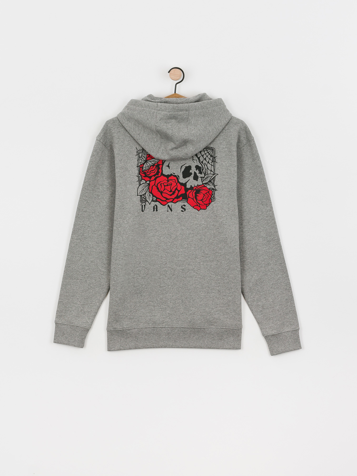 Bluza z kapturem Vans Rose Bed HD (cement heather)