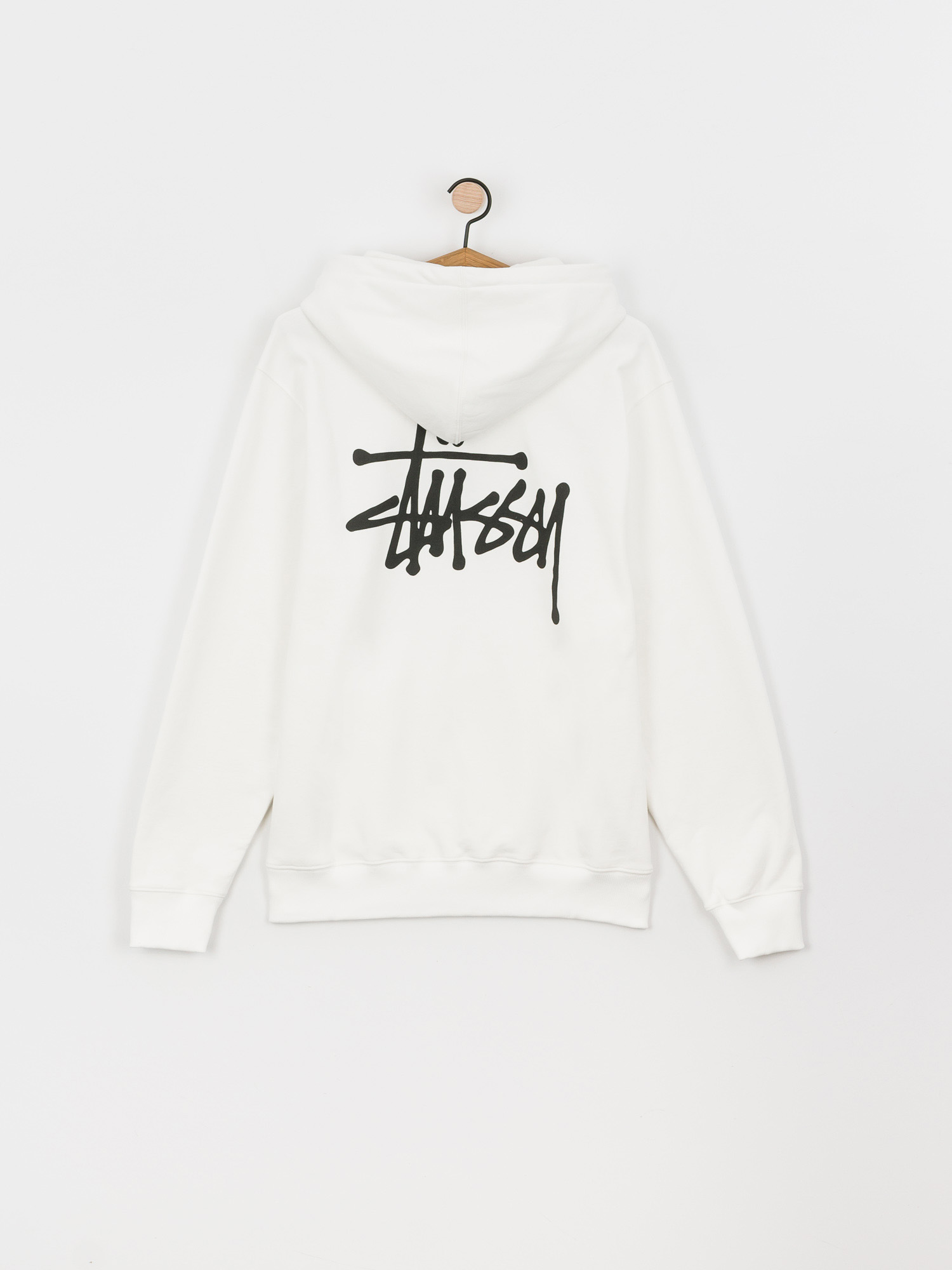 Bluza z kapturem Stussy Basic Stussy HD (white)