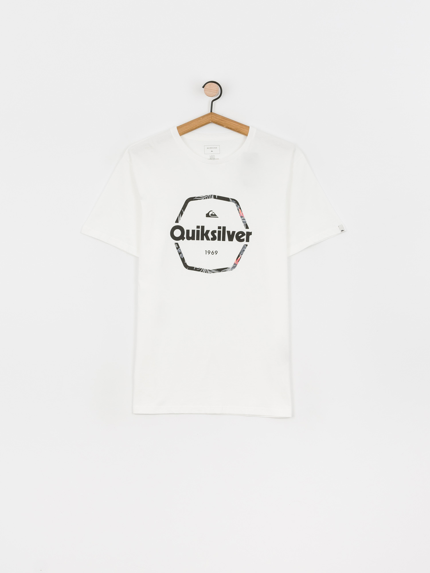 T-shirt Quiksilver Hard Wired (white)
