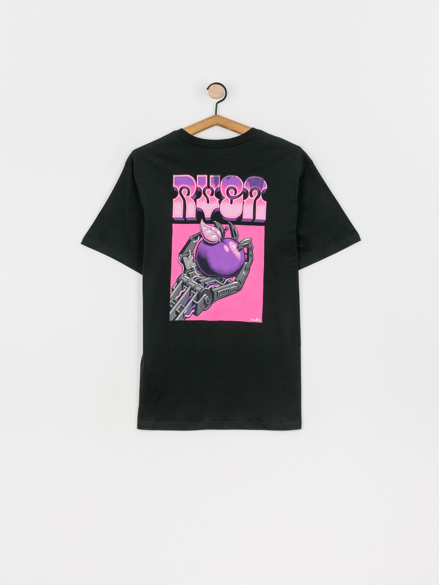 T-shirt RVCA Applerobot (pirate black)