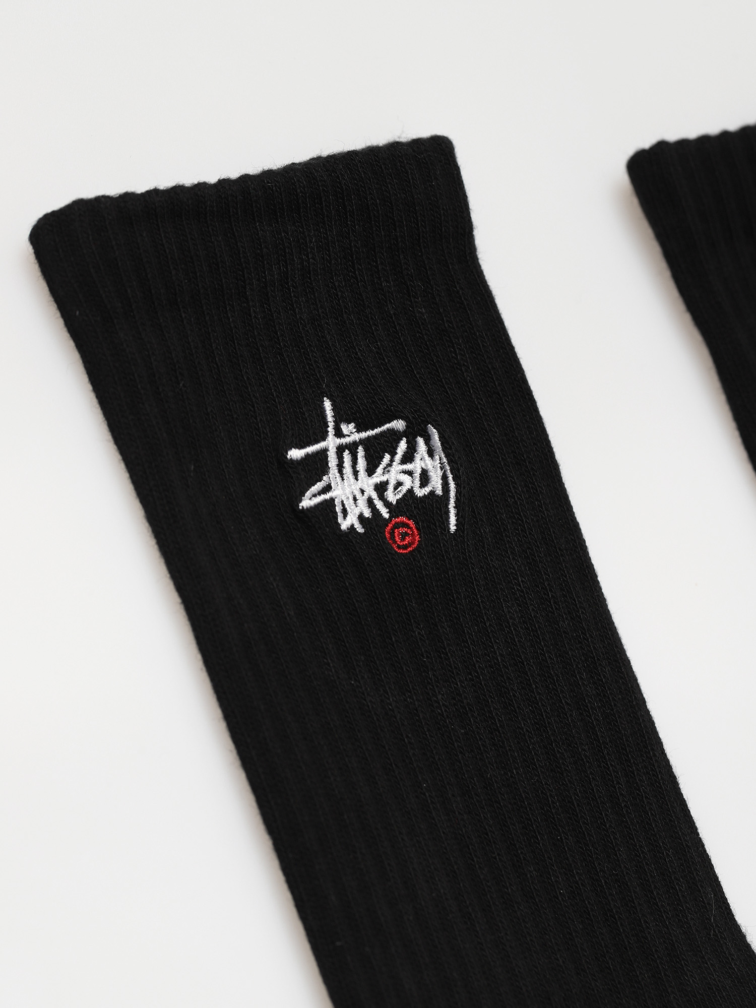 Skarpetki Stussy Basic Logo Crew (black)