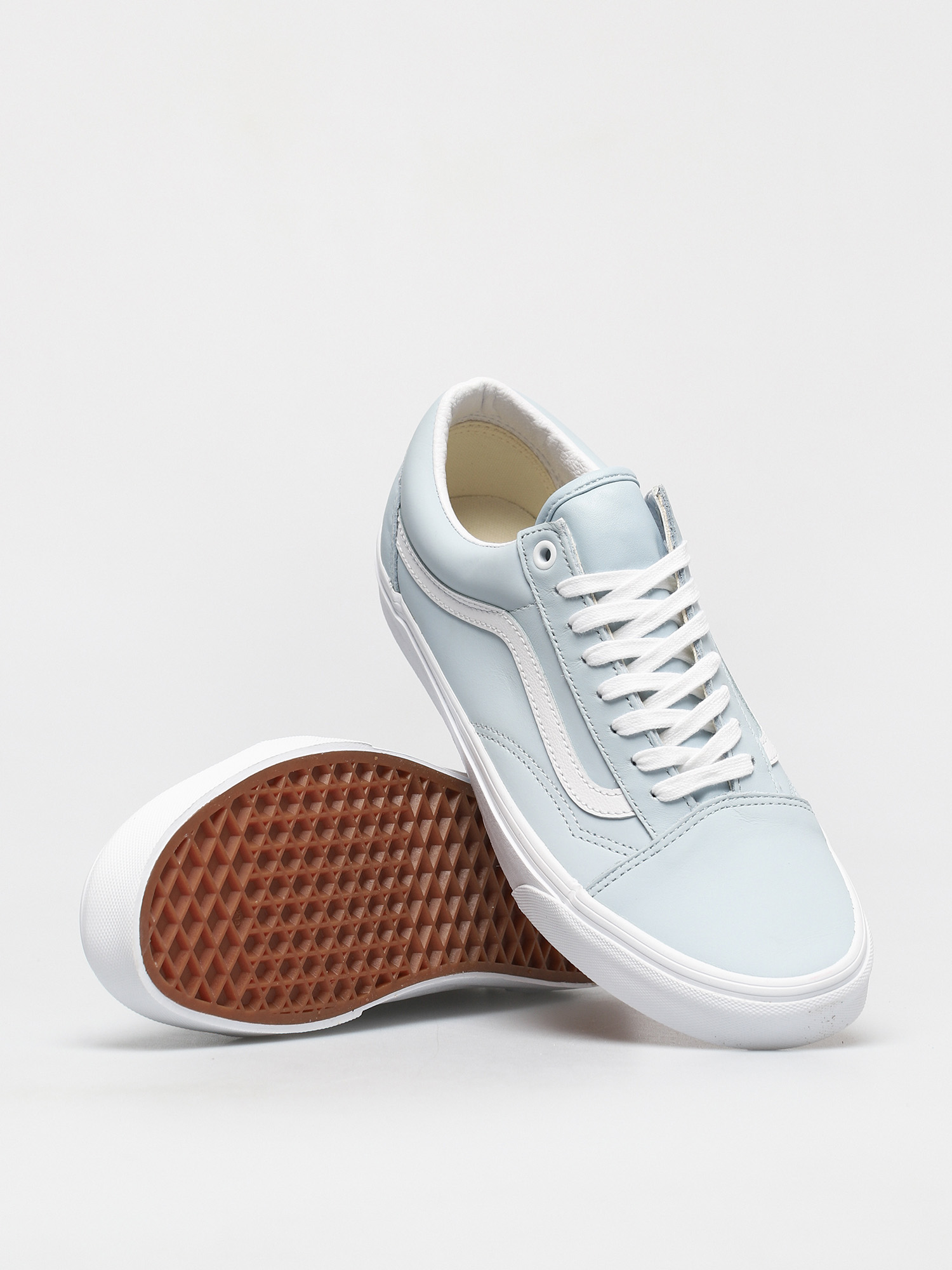 Buty Vans Old Skool (leather ballad blue/true white)