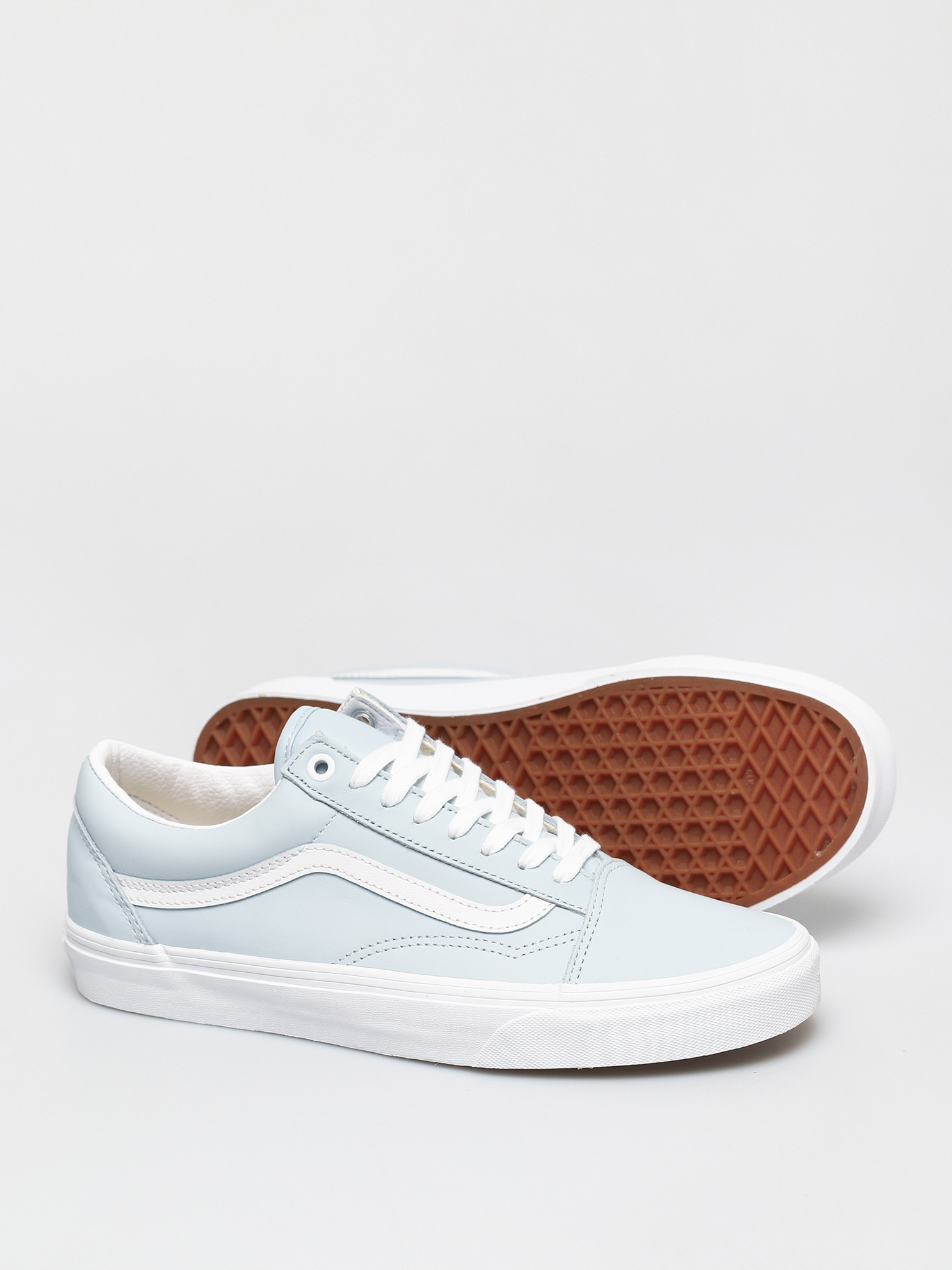 Buty Vans Old Skool (leather ballad blue/true white)