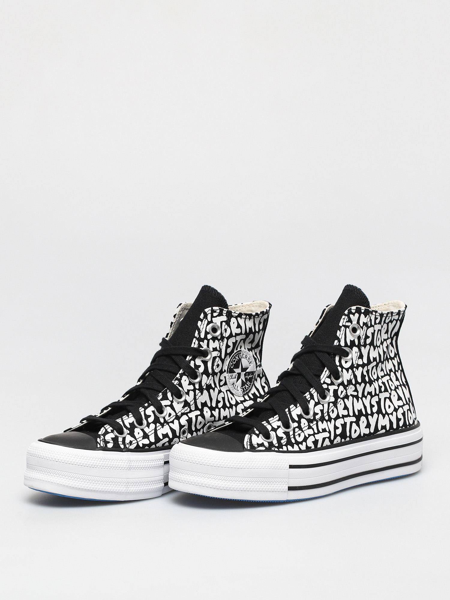 Trampki Converse Chuck Taylor All Star Double Stack Lift Hi Wmn (black)