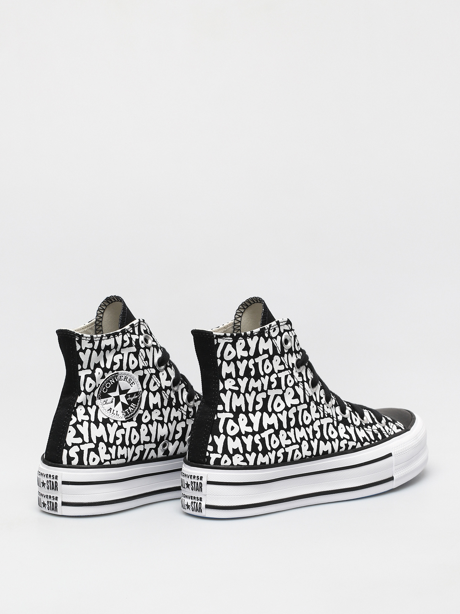Trampki Converse Chuck Taylor All Star Double Stack Lift Hi Wmn (black)