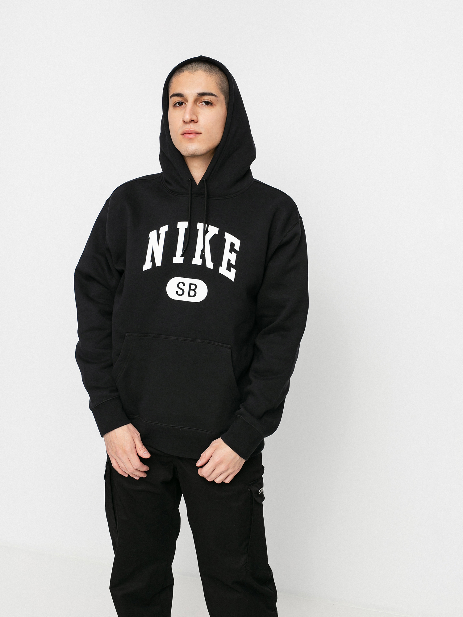 Bluza z kapturem Nike SB Collegiate HD (black/white)